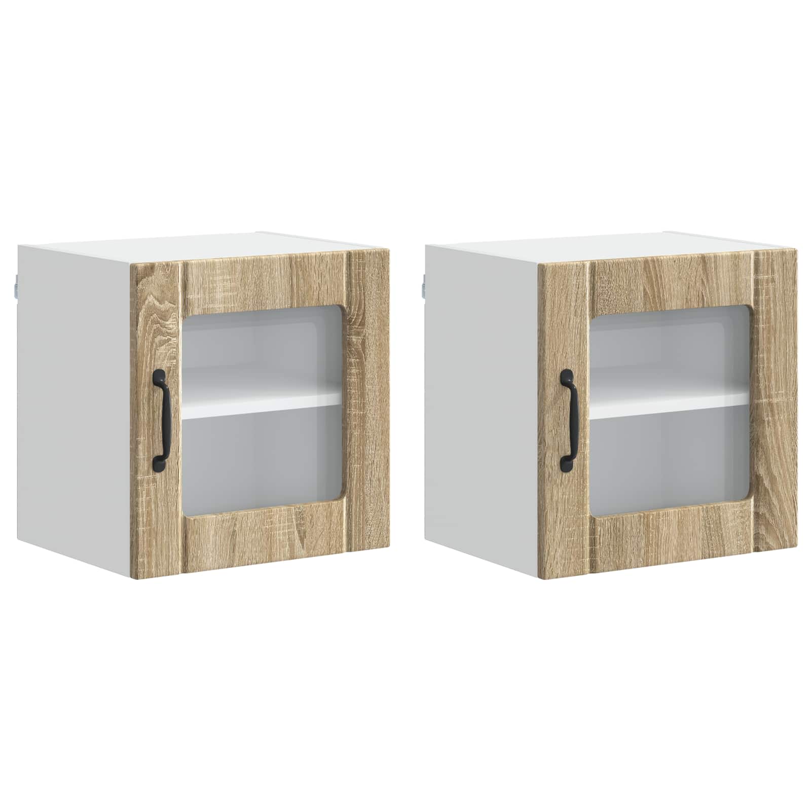 Kitchen wall cabinet 2 pcs Sonoma oak 40 x 31 x 40 cm