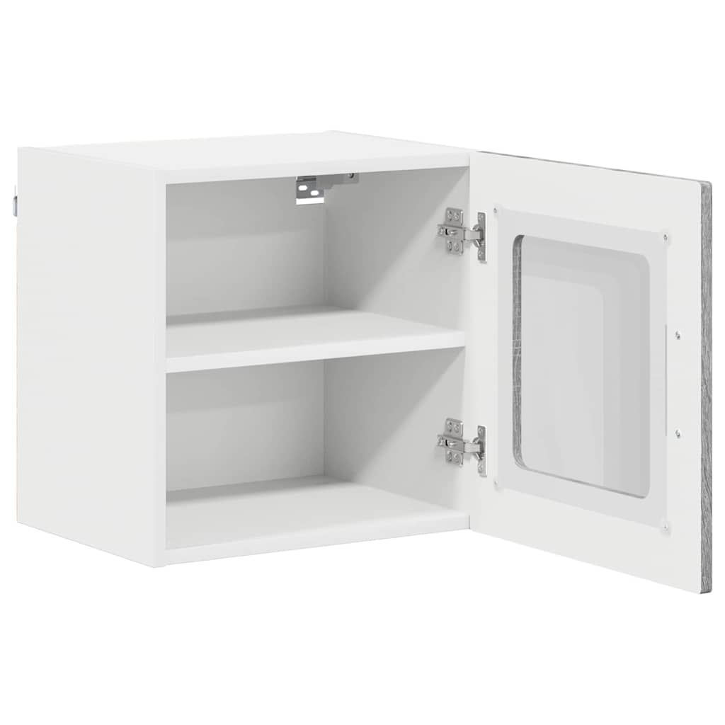 Virtuvės spintelė 2 pcs Pilkas Sonoma 40 x 31 x 40 cm