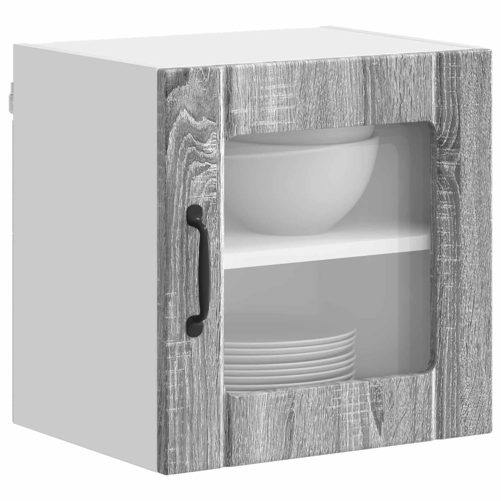 Virtuvės spintelė 2 pcs Pilkas Sonoma 40 x 31 x 40 cm
