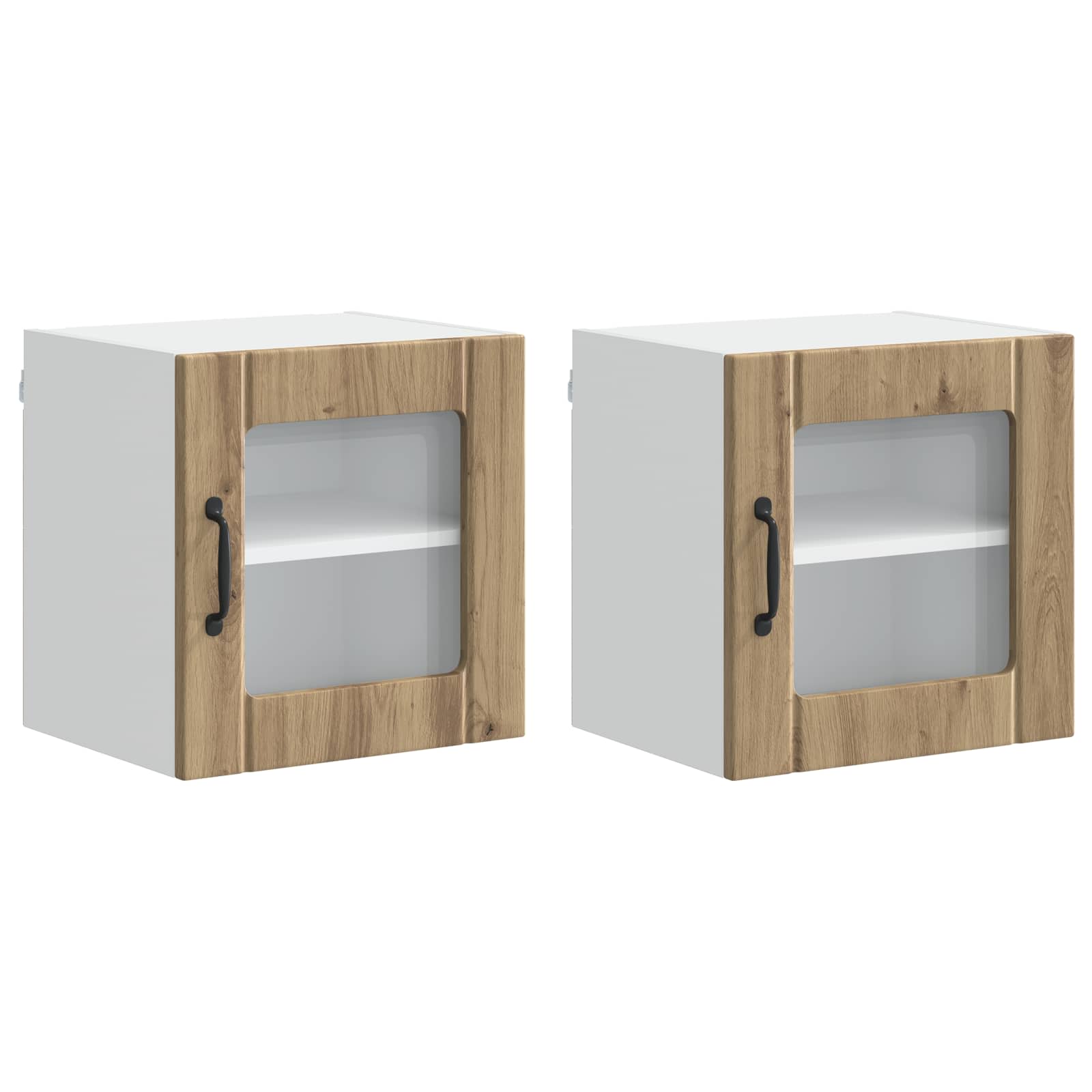 Virtuvės spintelė 2 pcs Amatininkų ąžuolas 40 x 31 x 40 cm