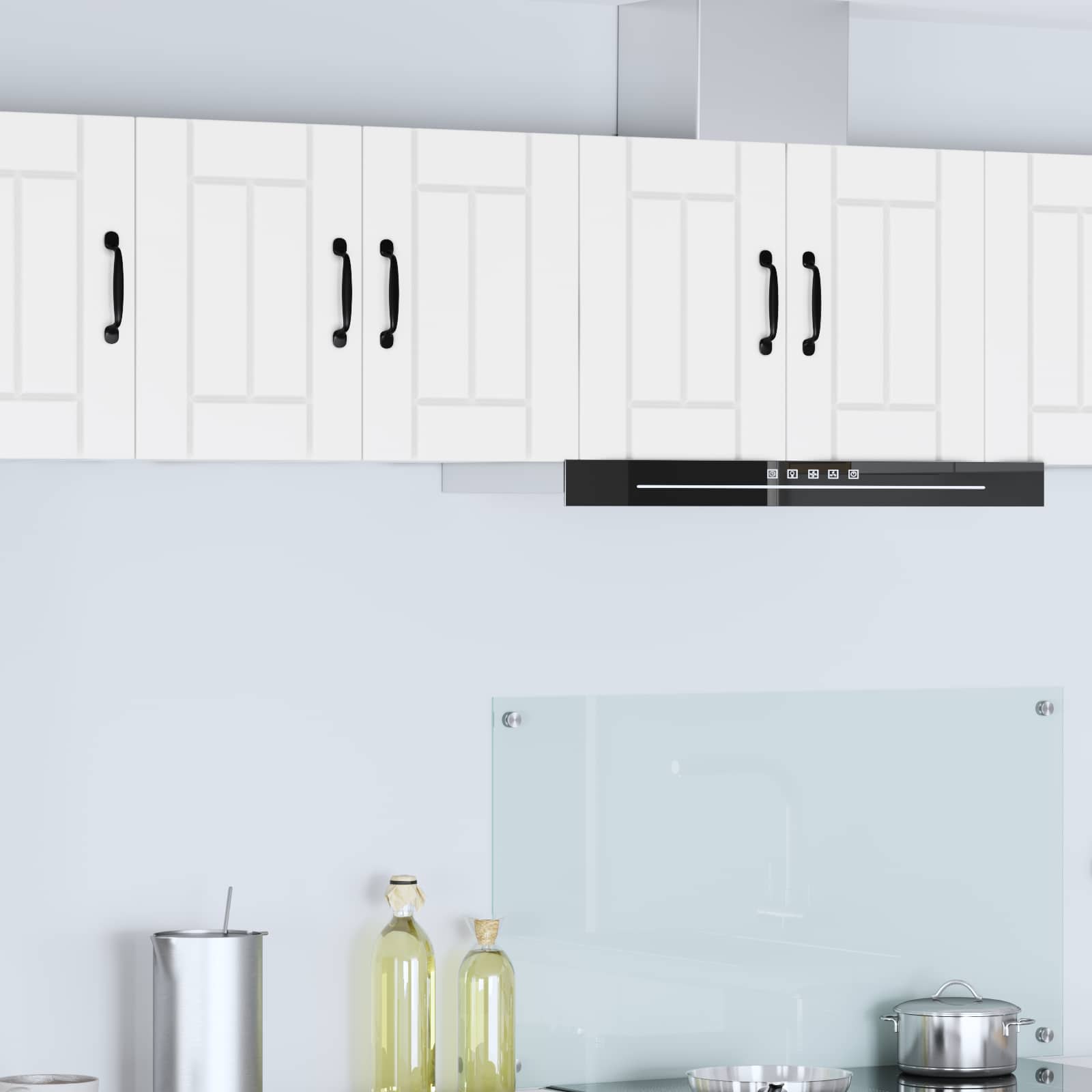 Kitchen wall cabinet with shelf White 30 x 31 x 40 cm