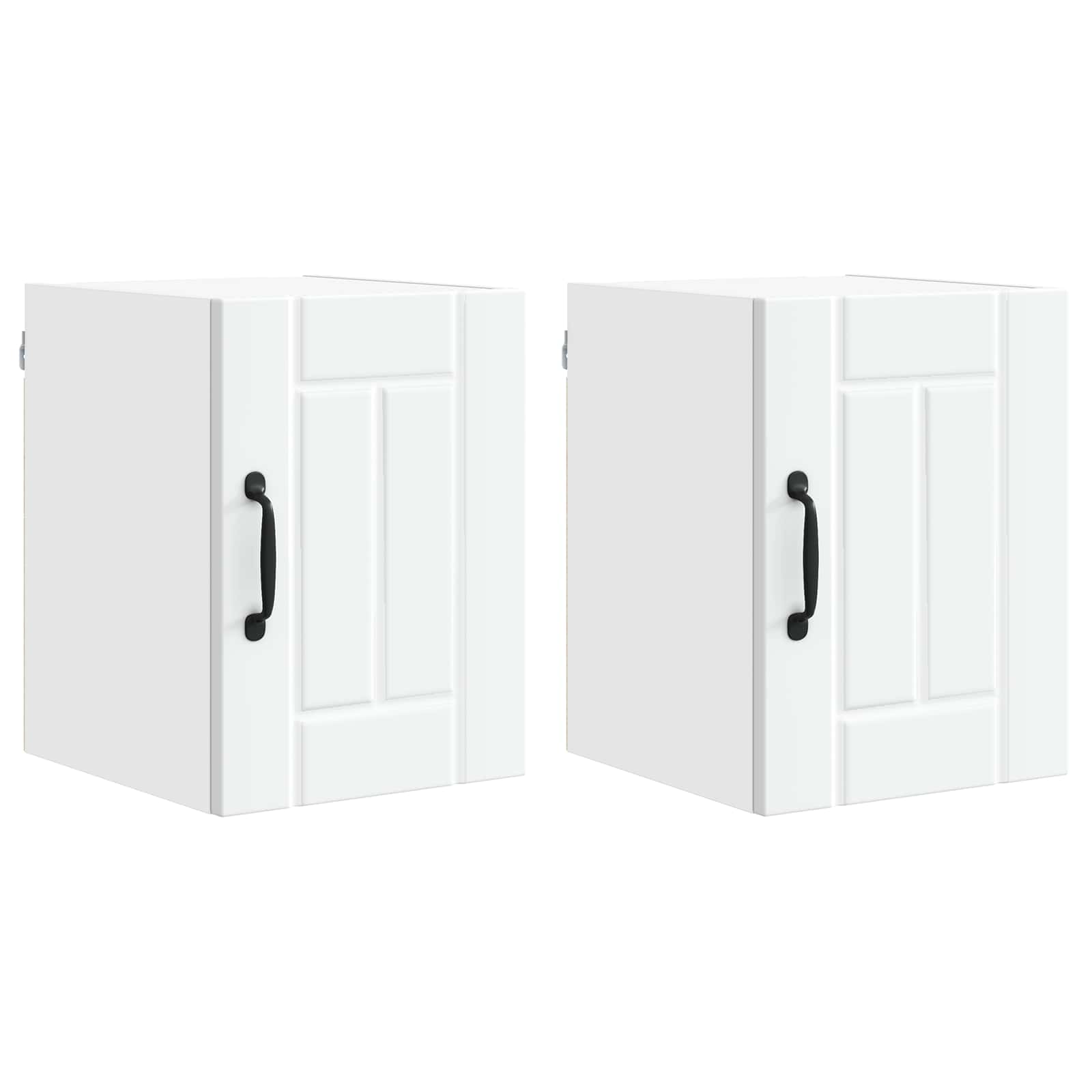 Virtuves sienas skapis 2 gab. Balts 30 x 31 x 40 cm