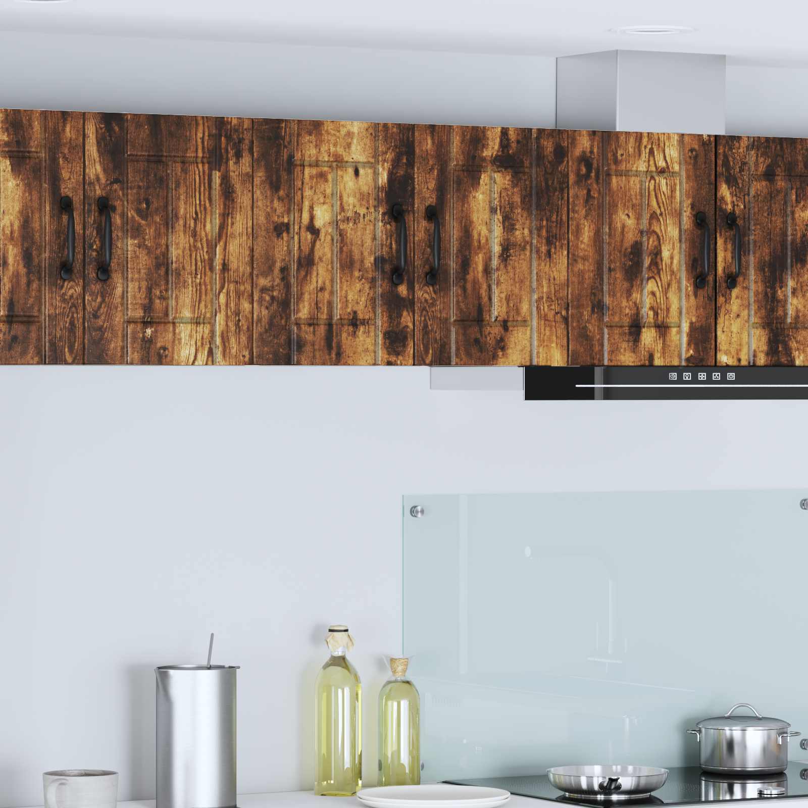 Kitchen cabinet 2 pcs Smoked oak 30 x 31 x 40 cm