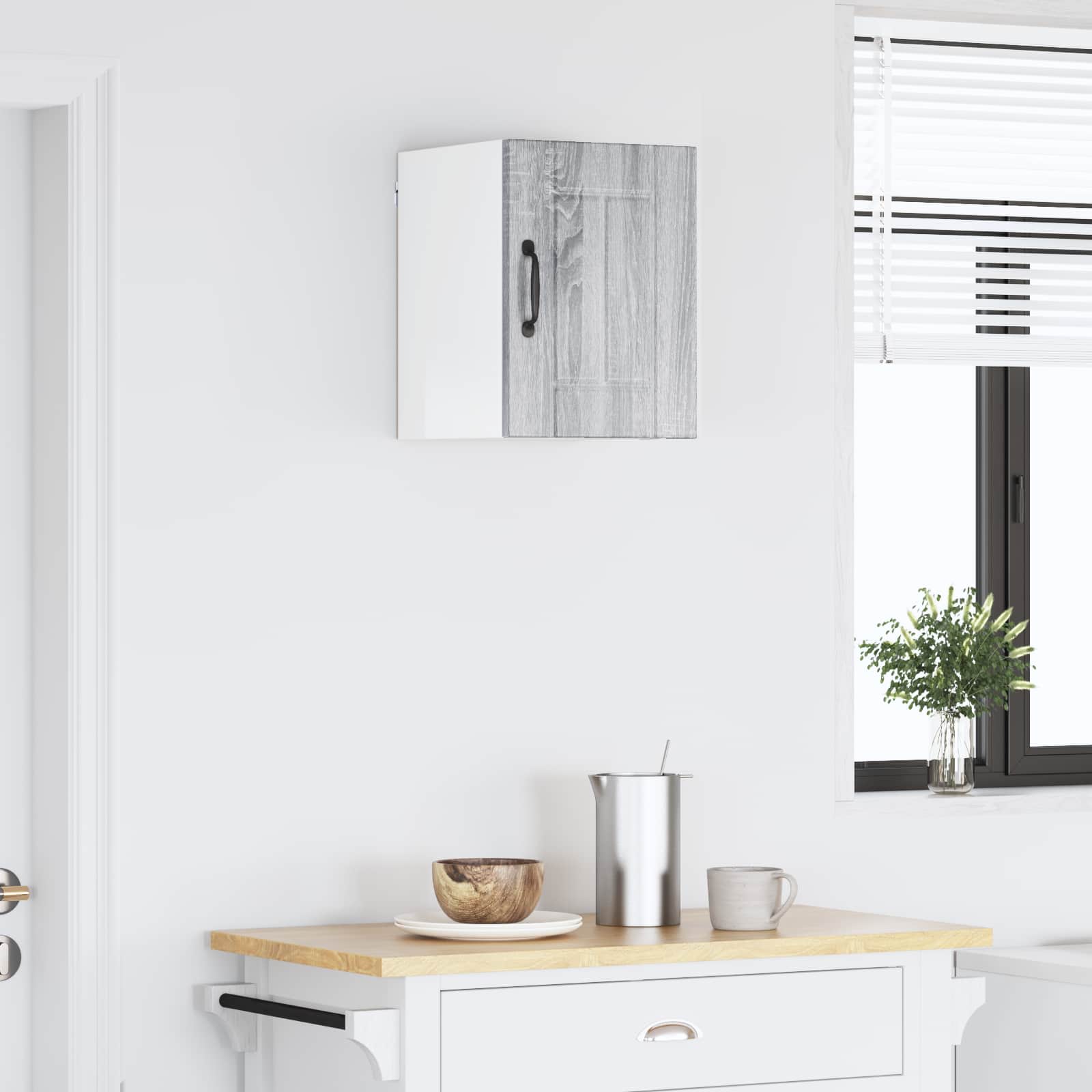 Kitchen Wall Cabinet Grey Sonoma 30 x 31 x 40 cm