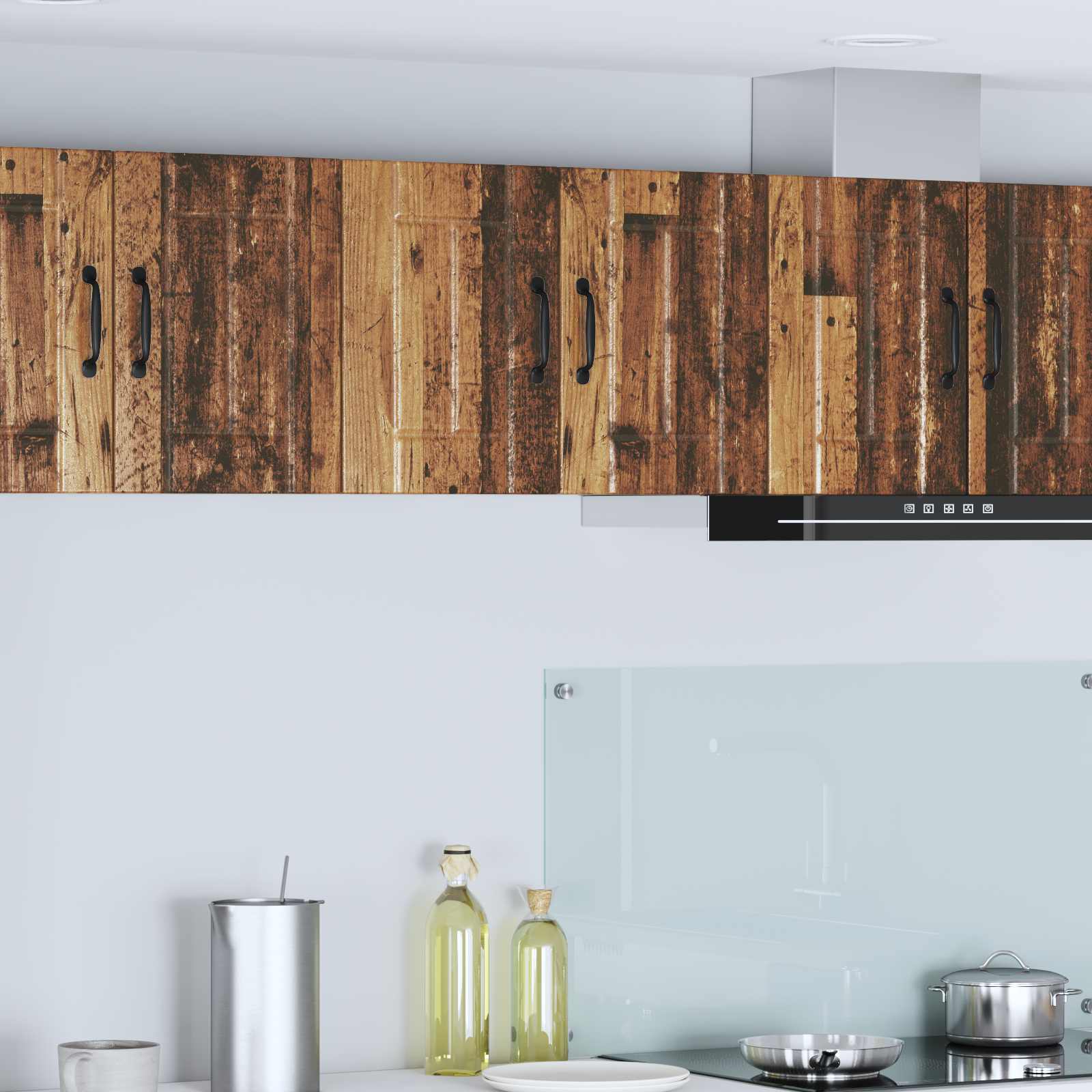 Kitchen cabinet 2 pcs Antique wood 30 x 31 x 40 cm
