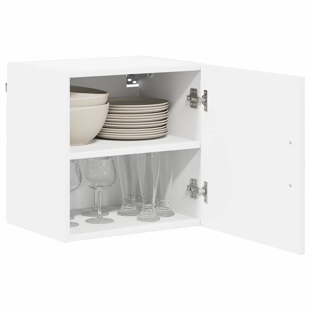 Virtuves sienas skapis ar plauktu, balts 40 x 31 x 40 cm