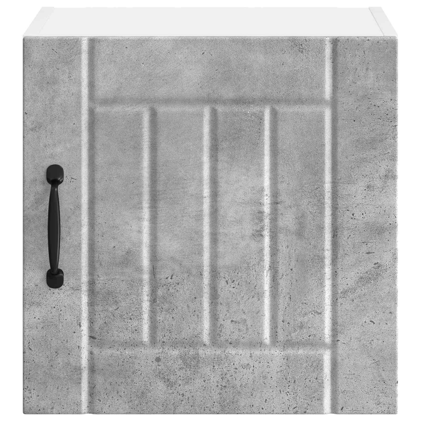 Virtuvės spintelė su lentyna 2 pcs Betono pilka 40 x 31 x 40 cm