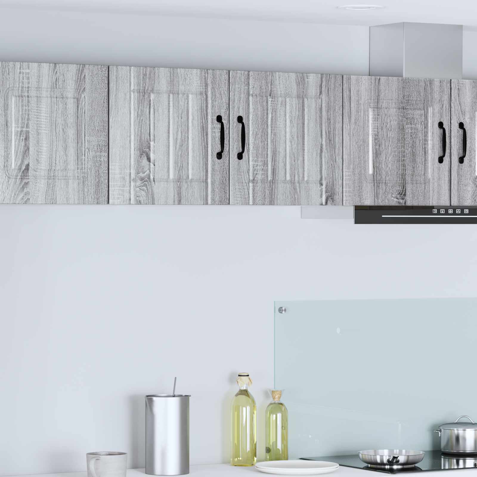 Virtuvės spintelė 2 pcs Pilkas Sonoma 40 x 31 x 40 cm