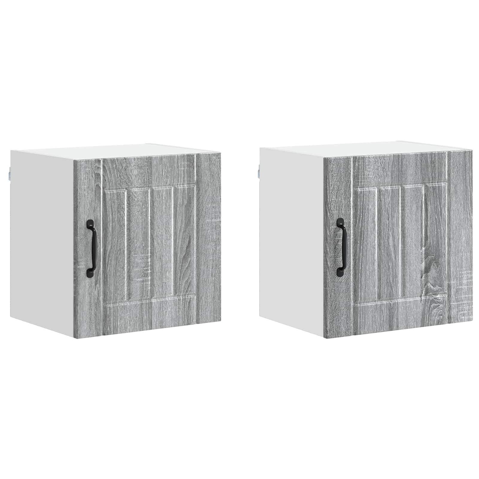 Virtuvės spintelė 2 pcs Pilkas Sonoma 40 x 31 x 40 cm