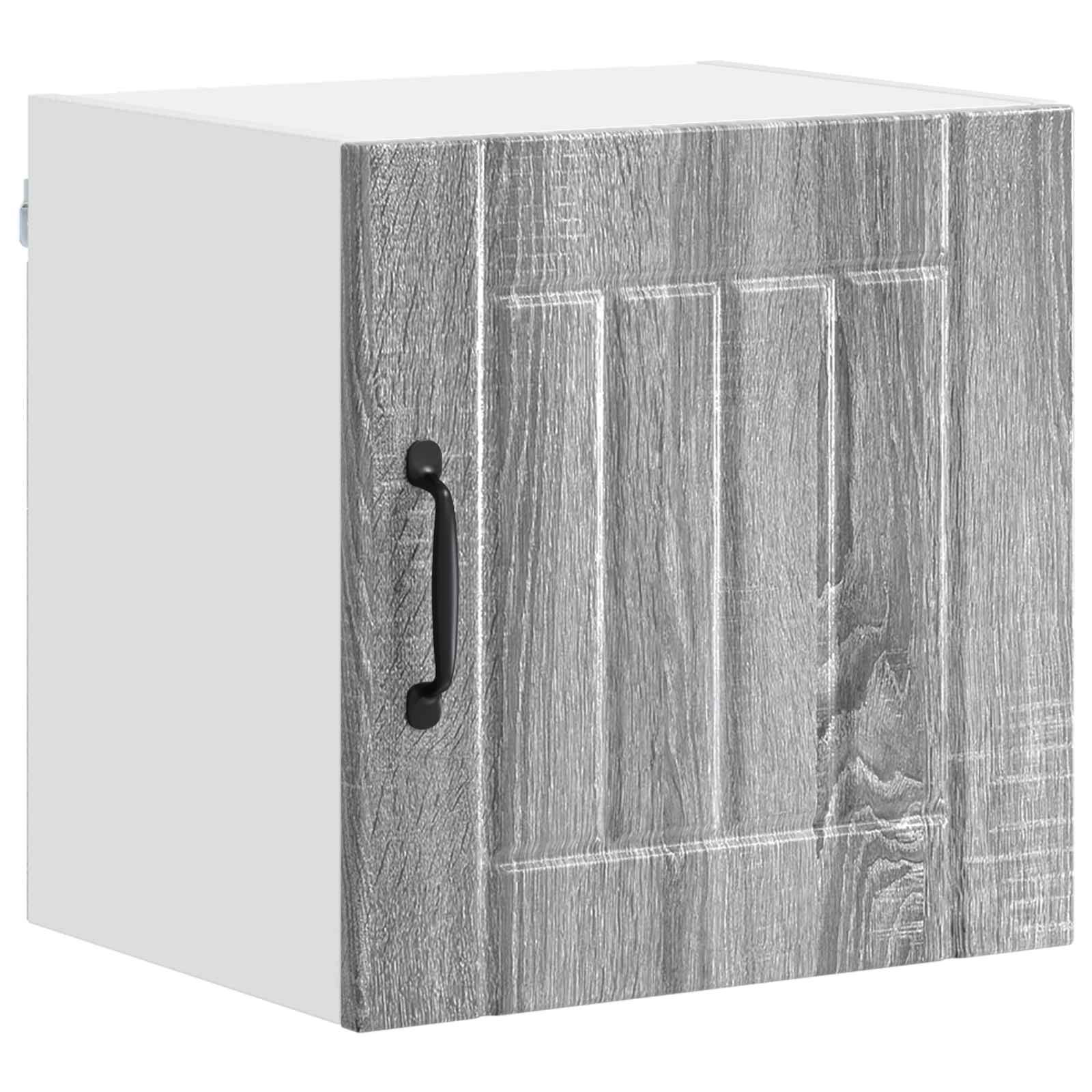 Virtuvės spintelė 2 pcs Pilkas Sonoma 40 x 31 x 40 cm