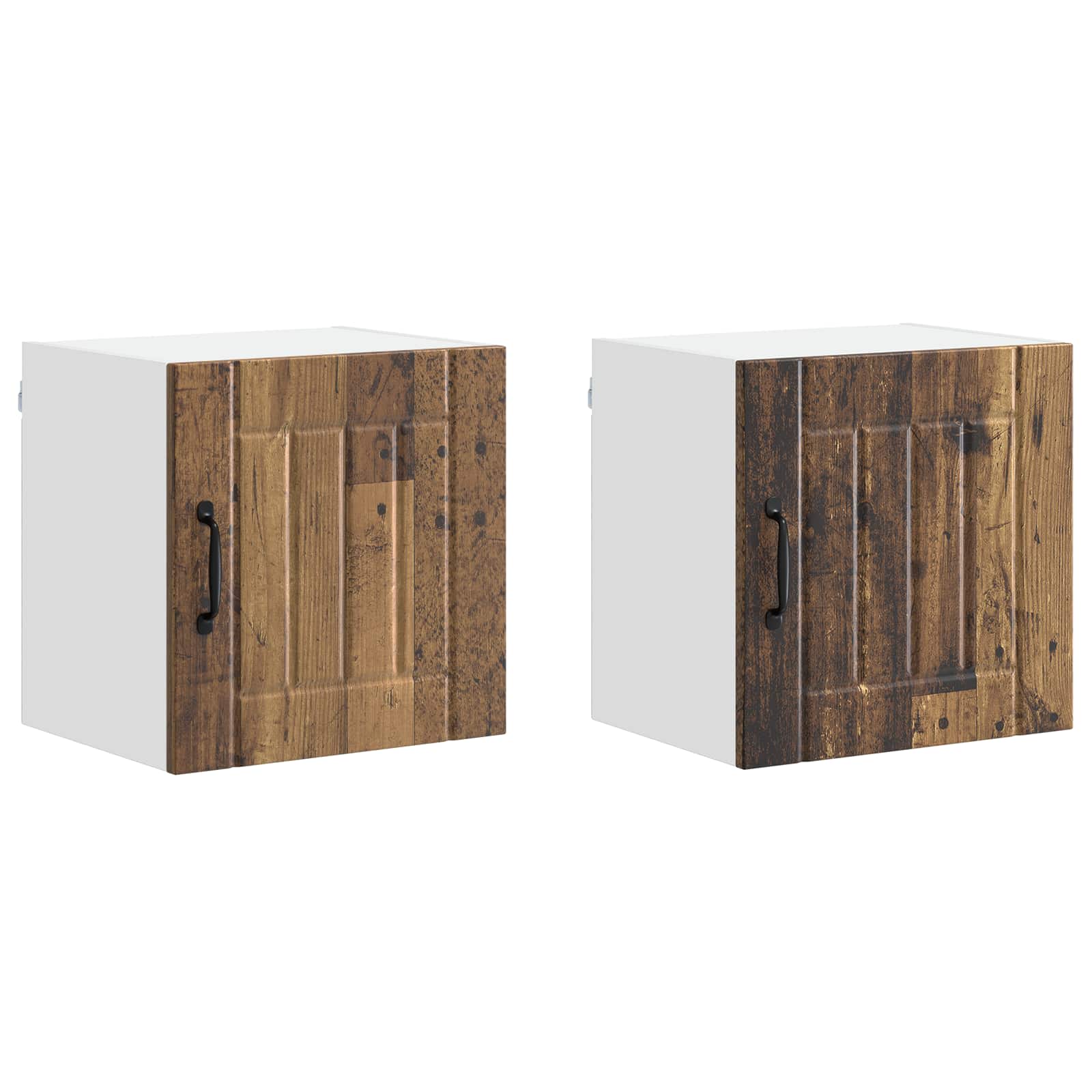 Virtuvės spintelė 2 pcs Senovinis medis 40 x 31 x 40 cm