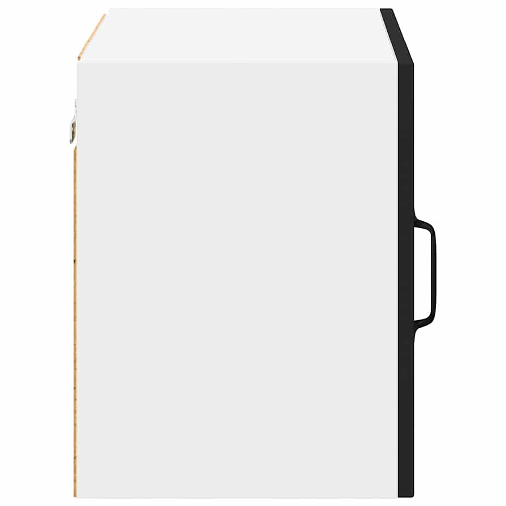 Virtuves sienas skapis 2 gab. Melns 50 x 31 x 40 cm