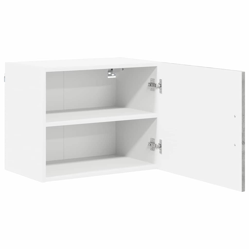 Virtuvės sieninė spintelė 2 pcs Betono pilka 50 x 31 x 40 cm