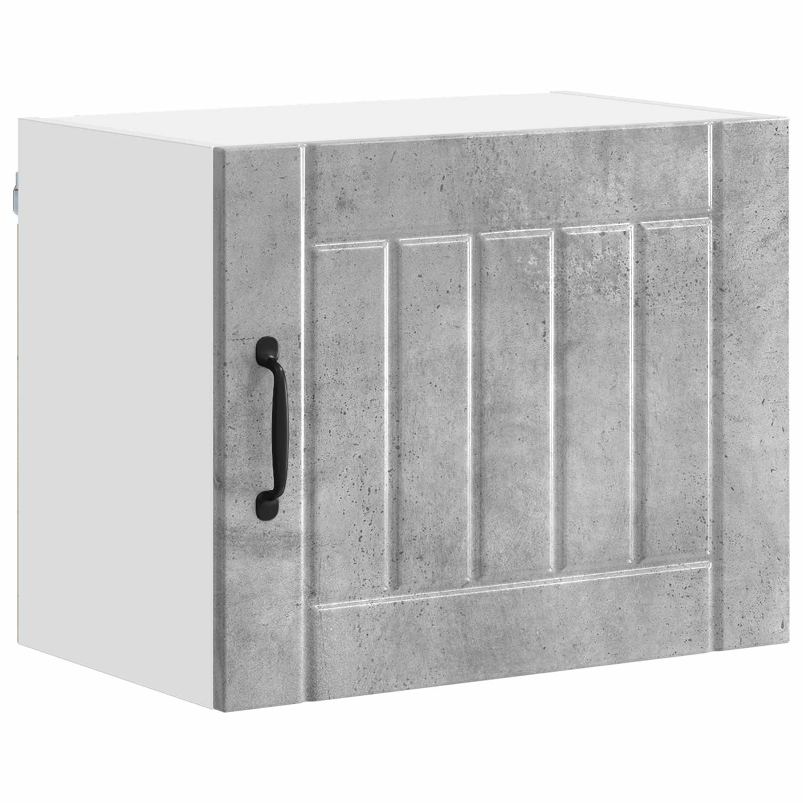 Virtuvės sieninė spintelė 2 pcs Betono pilka 50 x 31 x 40 cm