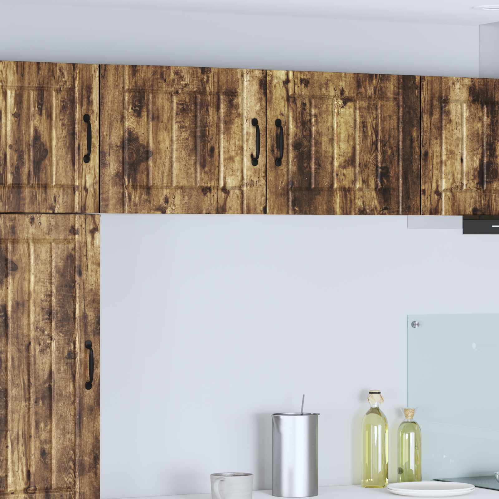 Wall Kitchen Cabinets 2 pcs Smoked Oak 50 x 31 x 40 cm
