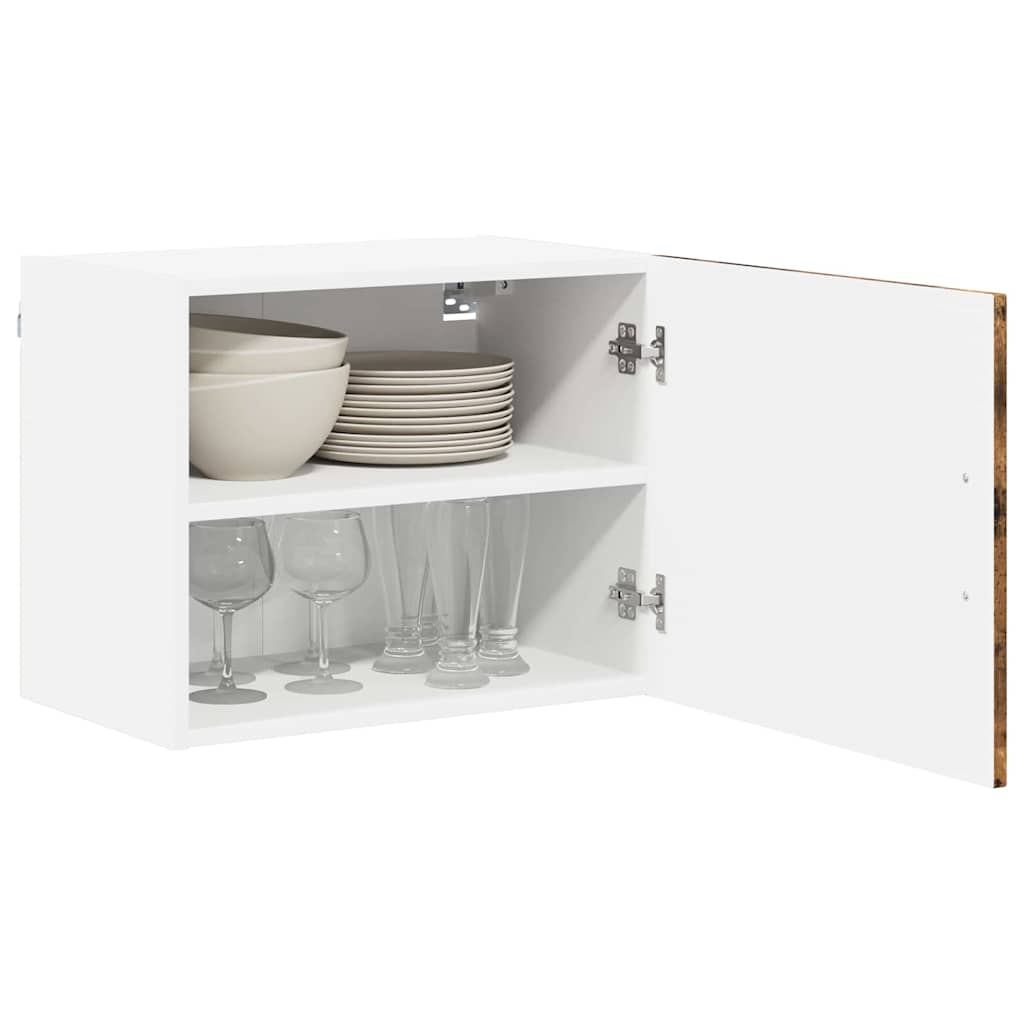 Wall Kitchen Cabinets 2 pcs Smoked Oak 50 x 31 x 40 cm
