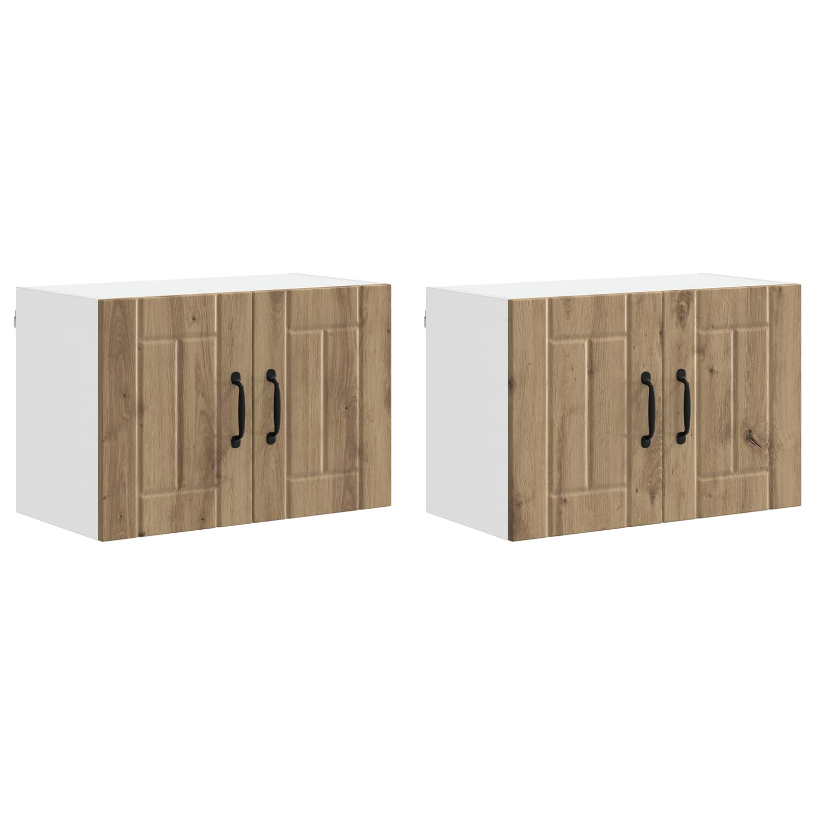 Virtuvės sieninė spintelė 2 pcs artisano ąžuolo 60 x 31 x 40 cm