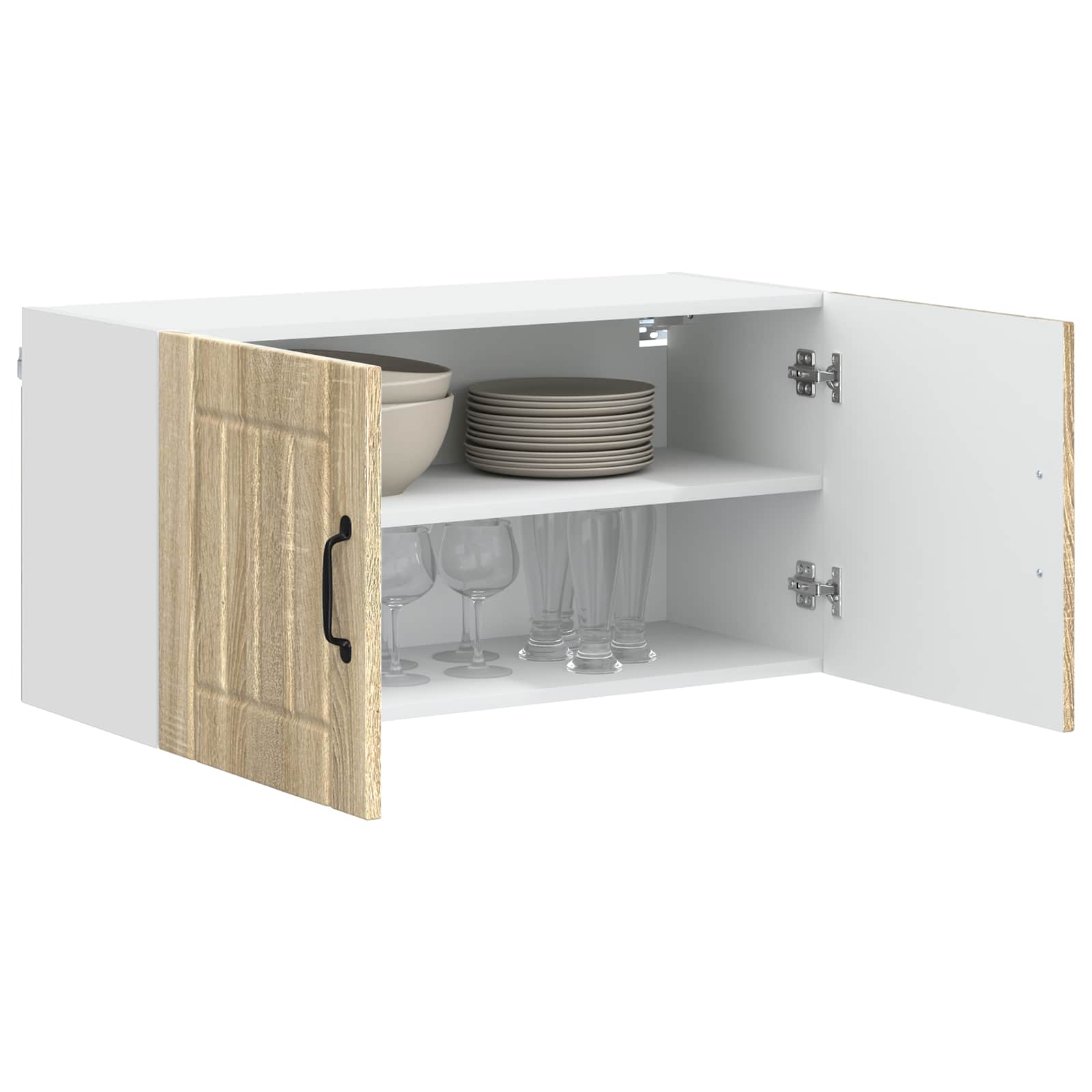 Virtuves piekaramais skapis Sonoma ozols 80 x 31 x 40 cm