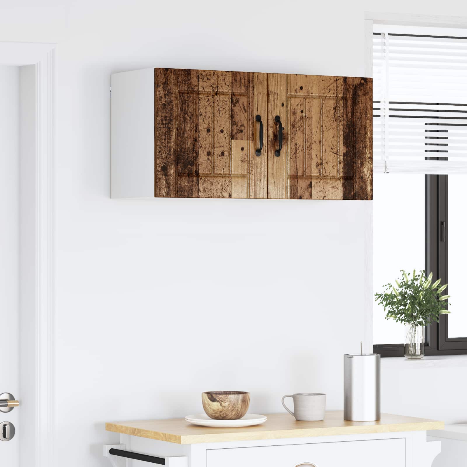 Virtuves sienas skapis Senatnīgs koks 80 x 31 x 40 cm