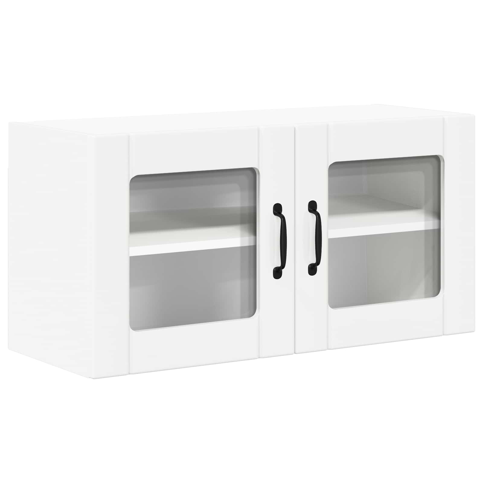 Virtuves sienas skapis ar plauktu Balts 80 x 31 x 40 cm