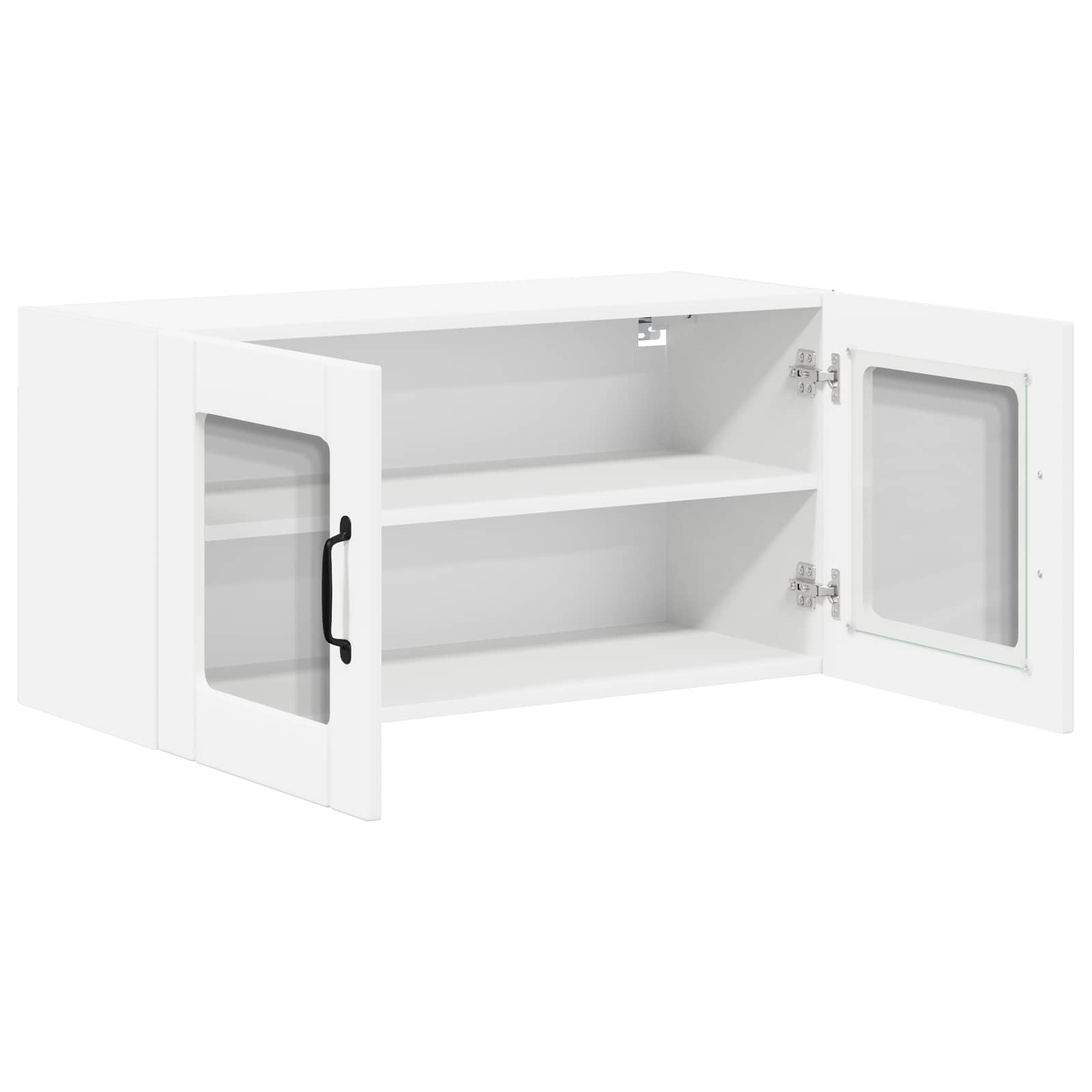 Virtuves sienas skapis ar plauktu Balts 80 x 31 x 40 cm