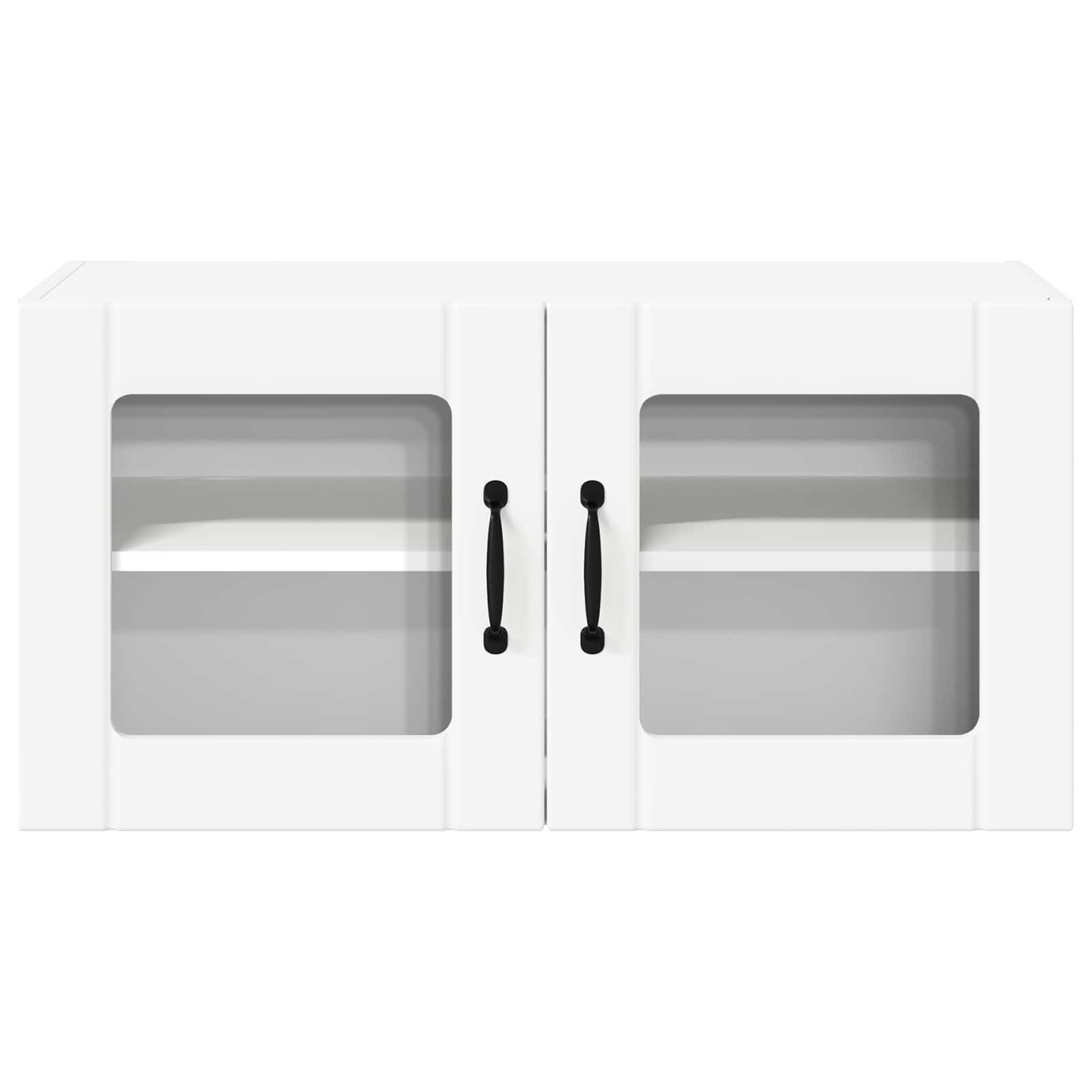 Virtuves sienas skapis ar plauktu Balts 80 x 31 x 40 cm