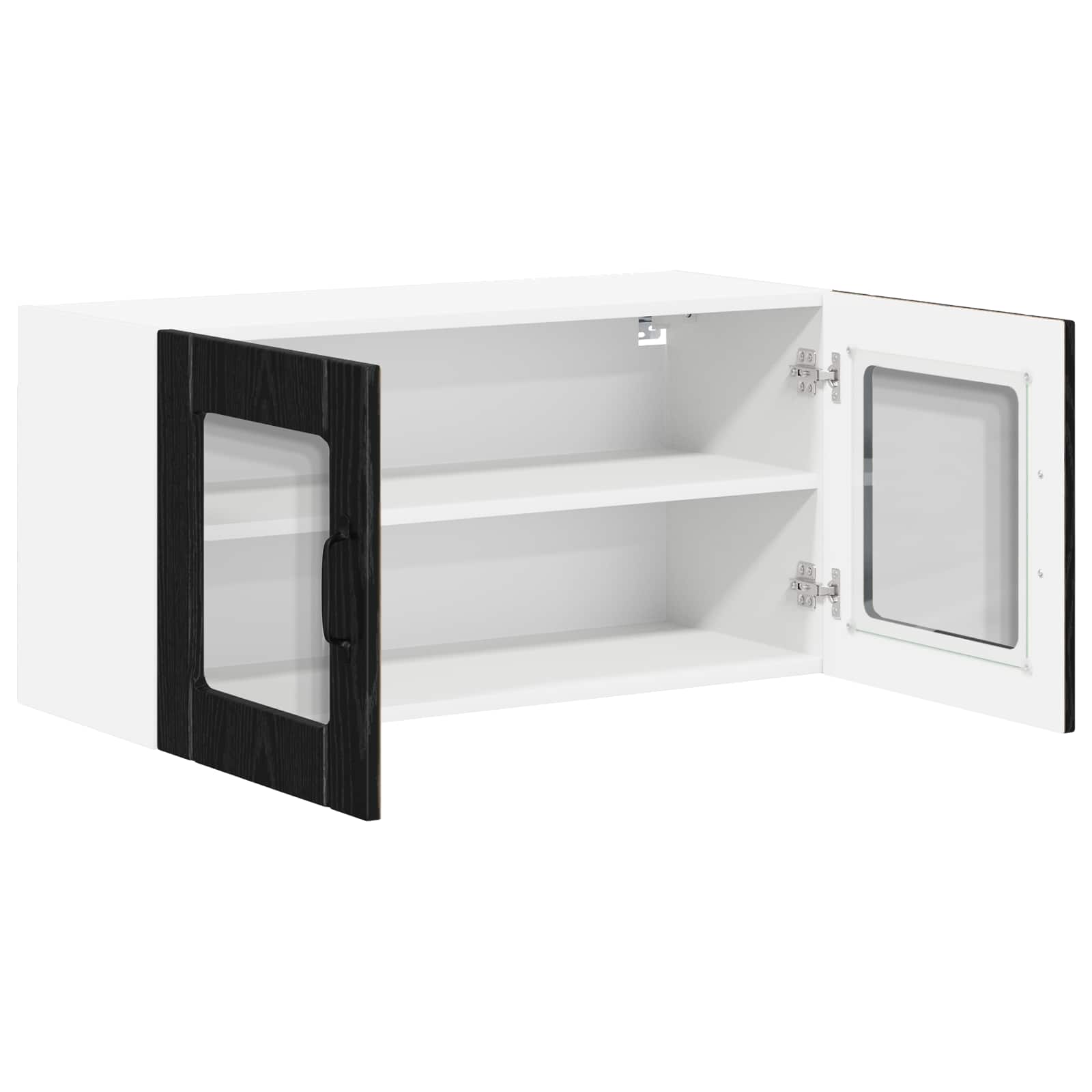 Virtuves sienas skapis Melns ozols 80 x 31 x 40 cm