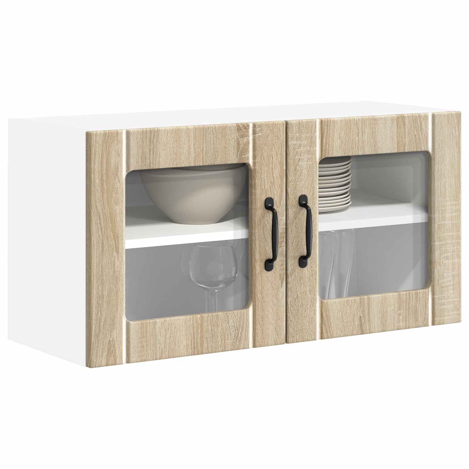 Virtuves sienas skapis ozols Sonoma 80 x 31 x 40 cm