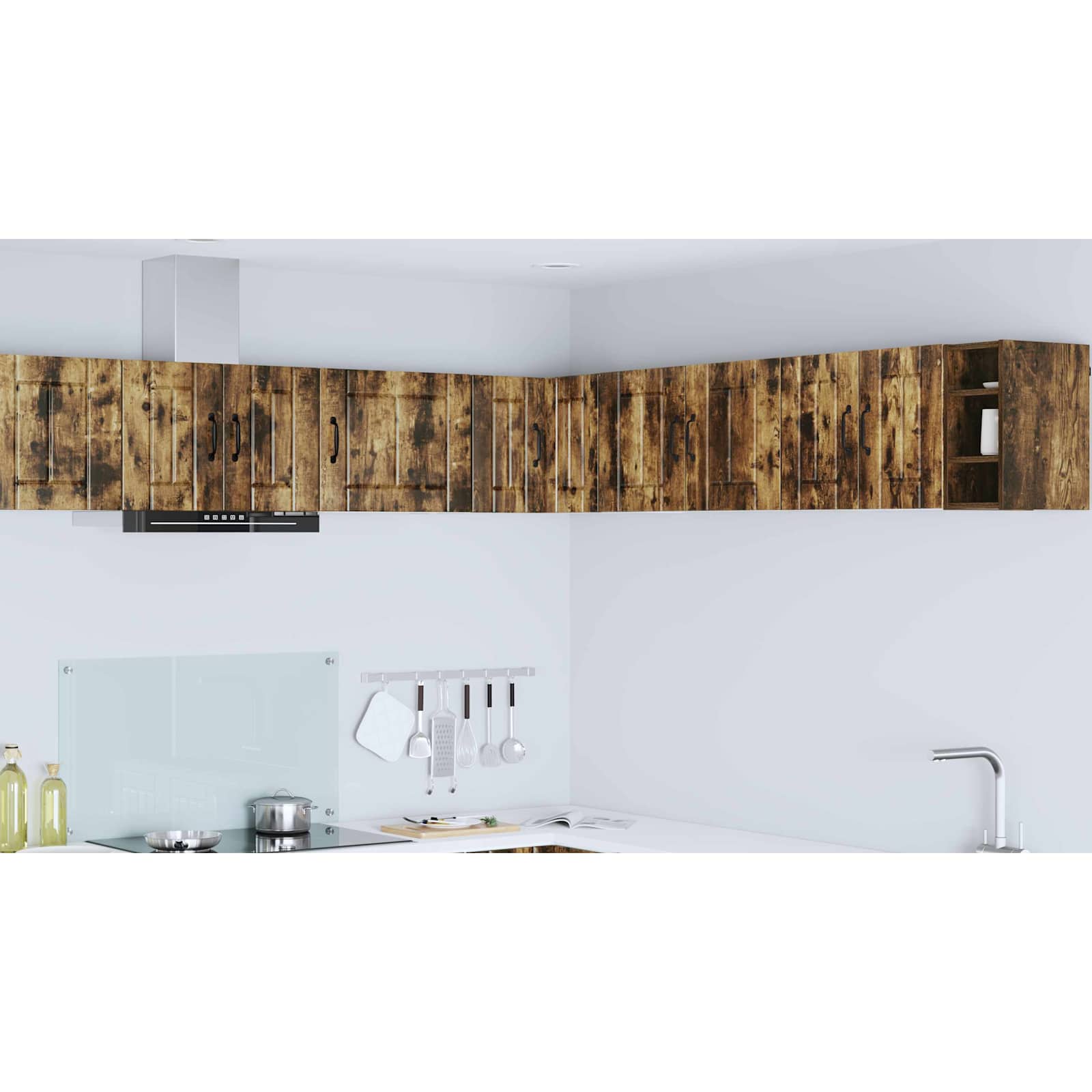 Kitchen wall cabinet Smoked oak 57 x 57 x 40 cm