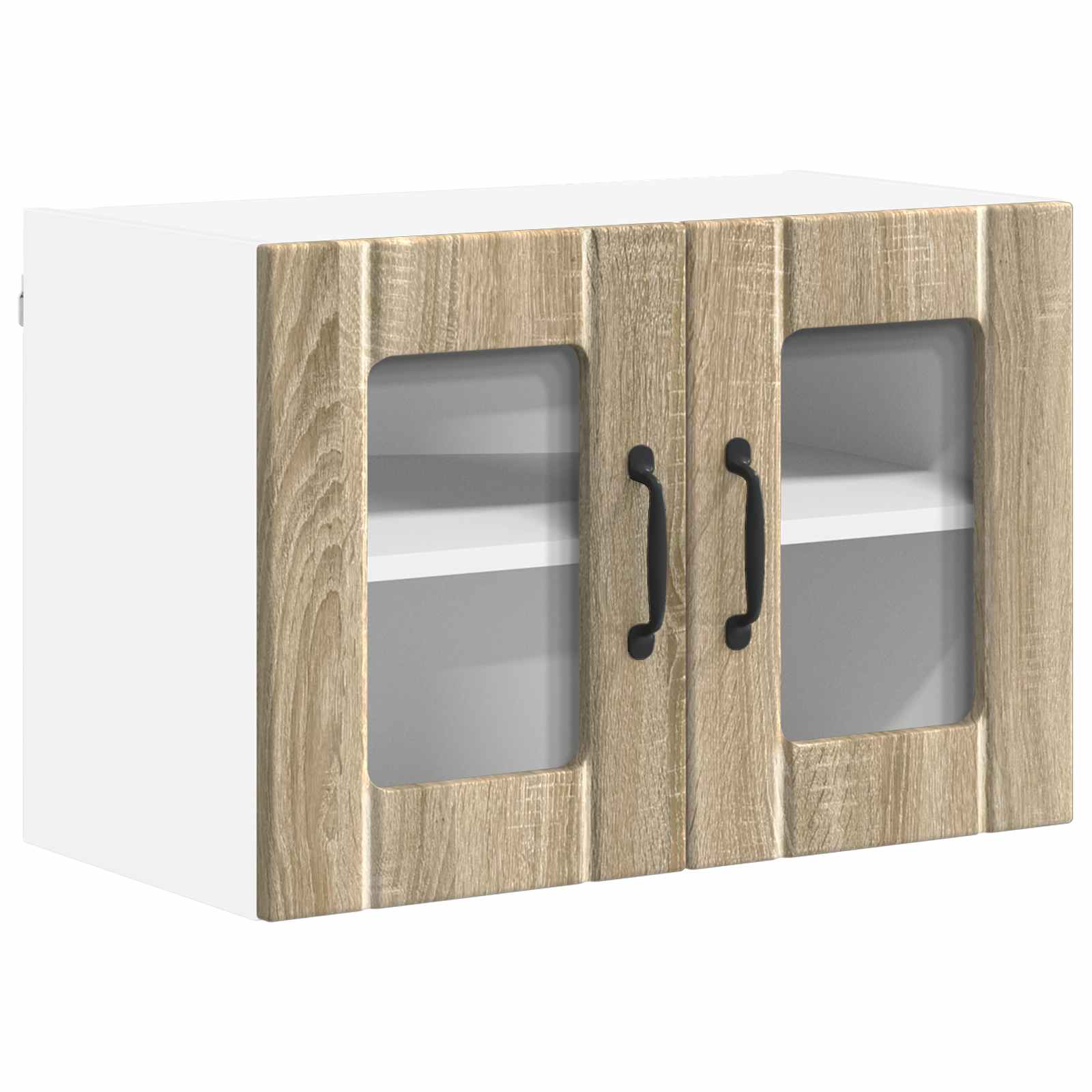 Virtuvės sieninė spintelė 2 pcs Sonoma ąžuolas 60 x 31 x 40 cm
