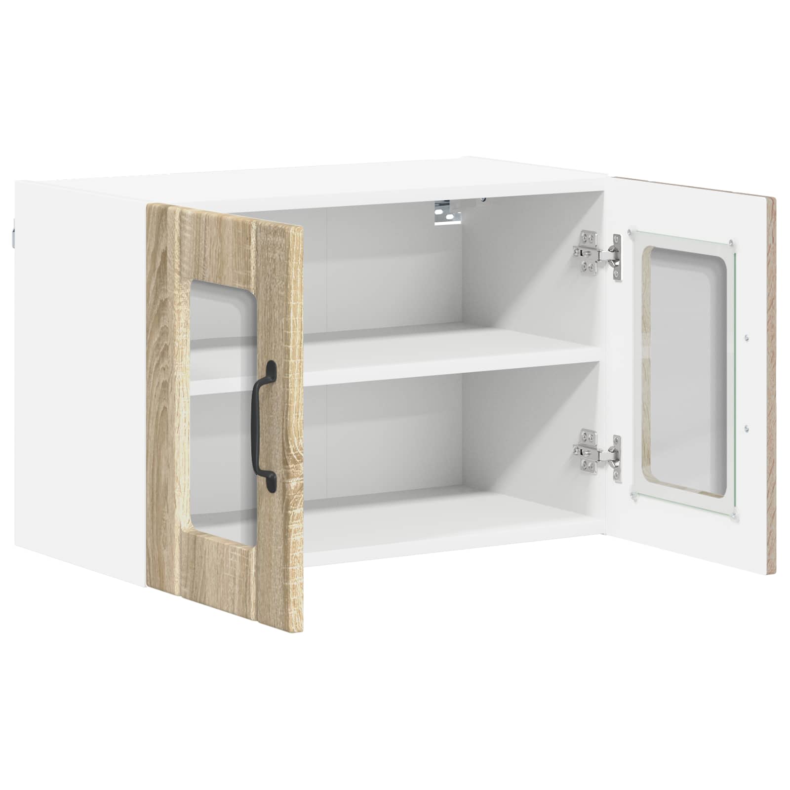 Virtuvės sieninė spintelė 2 pcs Sonoma ąžuolas 60 x 31 x 40 cm