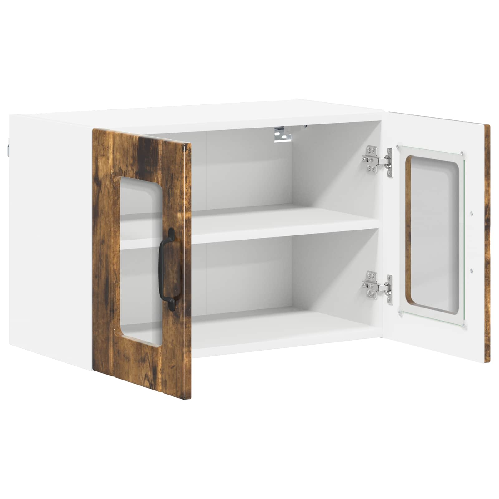 Virtuvės sieninė spintelė 2 pcs Rūkyta ąžuolas 60 x 31 x 40 cm