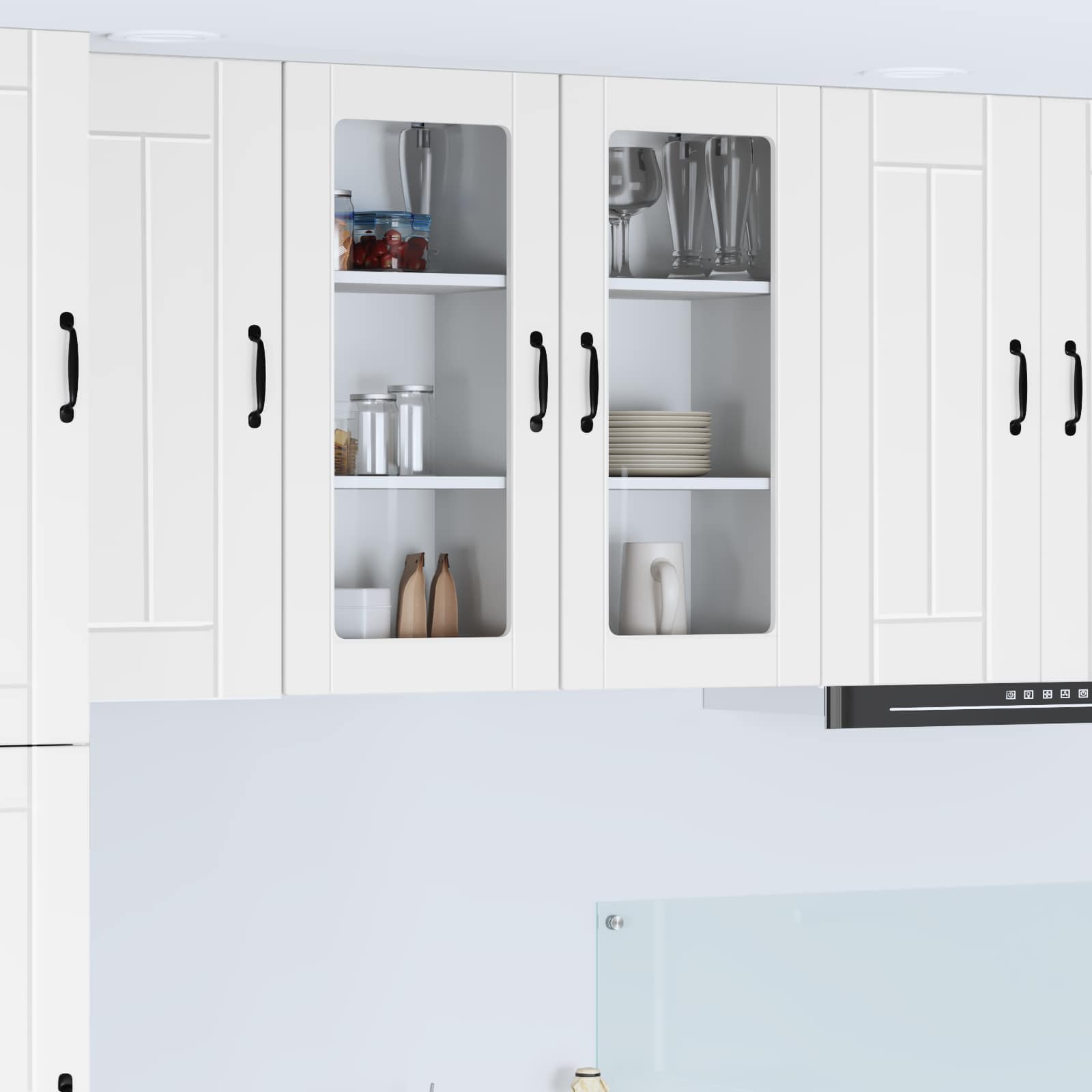 Kitchen Wall Cabinet 2 pcs White 40 x 31 x 80 cm