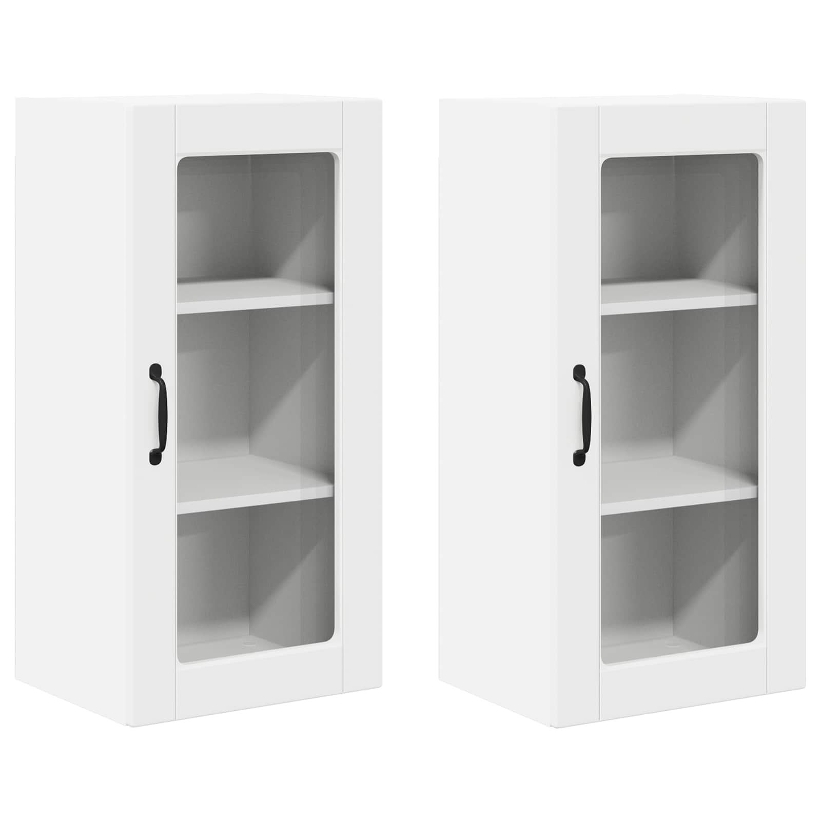 Kitchen Wall Cabinet 2 pcs White 40 x 31 x 80 cm