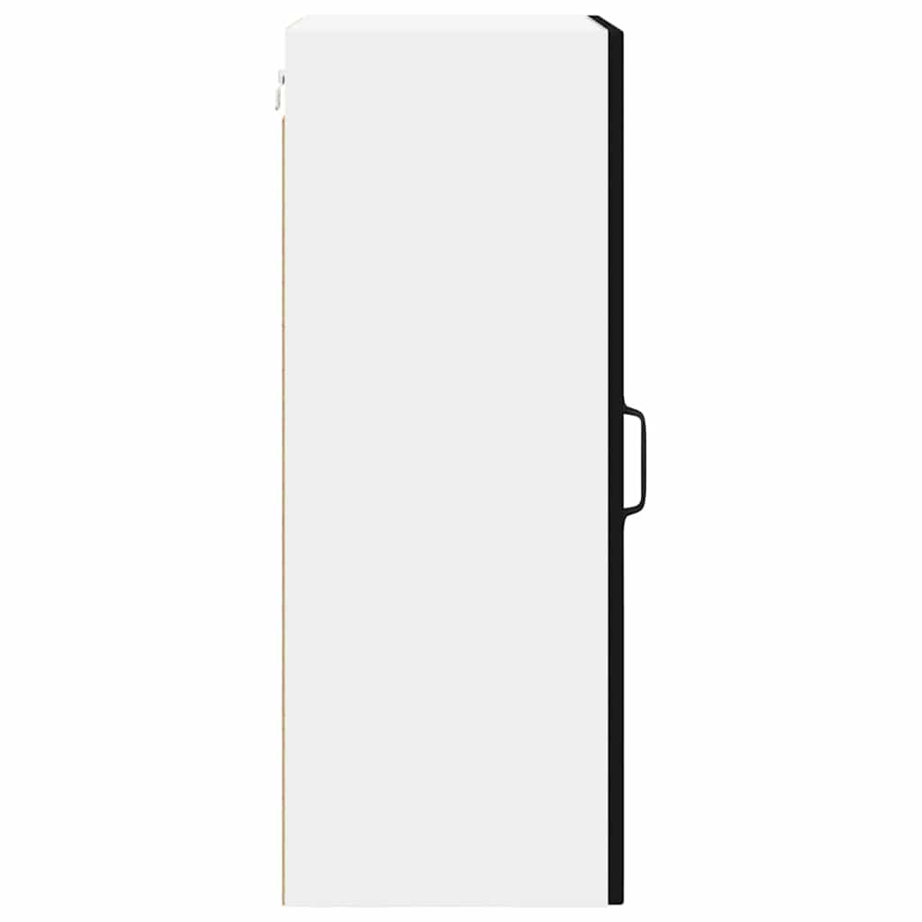 Virtuves sienas skapis 2 gab. Melns 40 x 31 x 80 cm