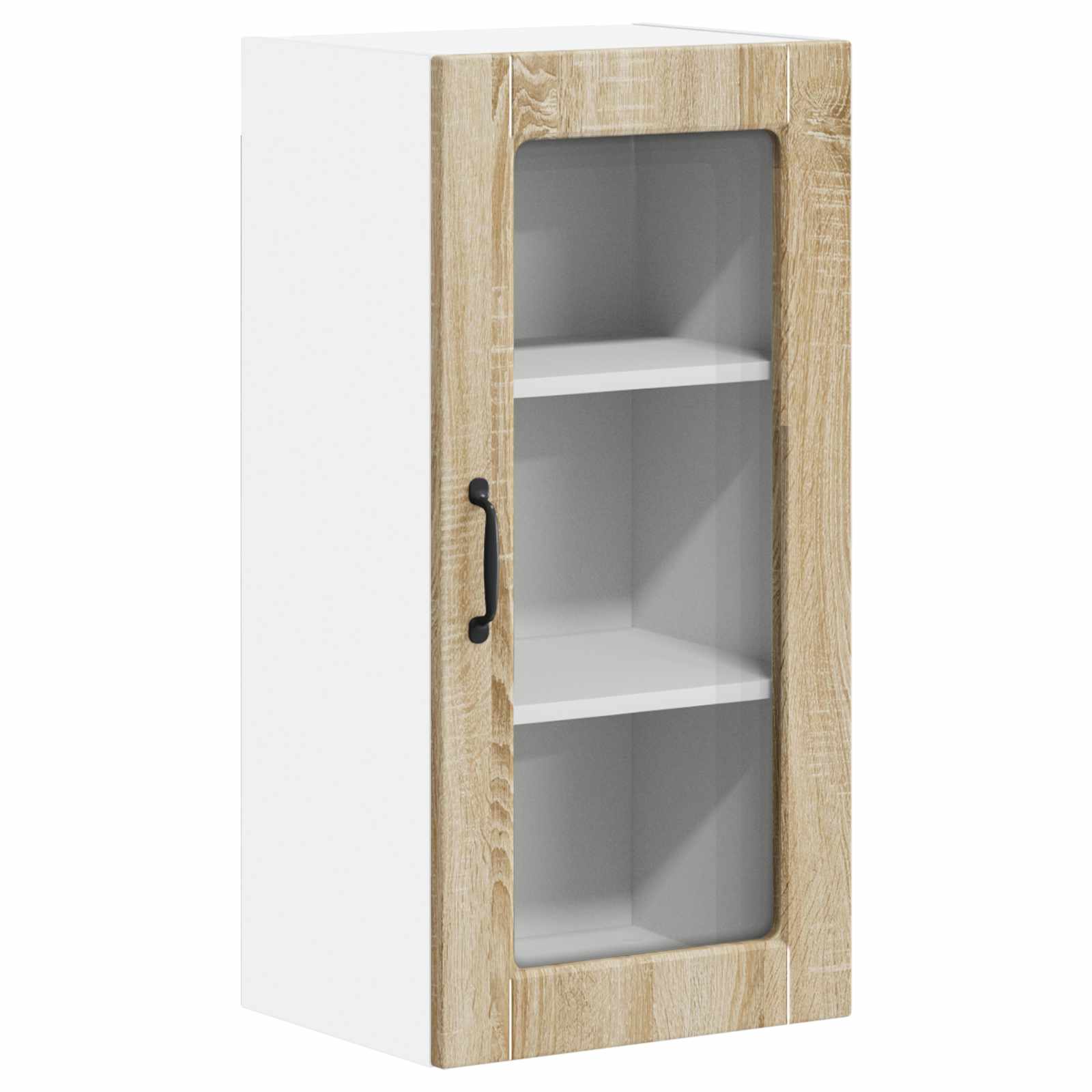 Virtuvės sieninė spintelė 2 pcs Sonoma ąžuolas 40 x 31 x 80 cm