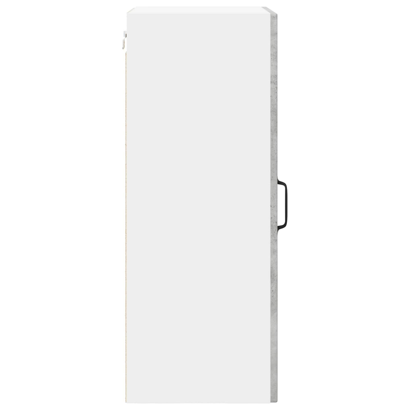 Virtuvės sieninė spintelė 2 pcs Betono pilka 40 x 31 x 80 cm