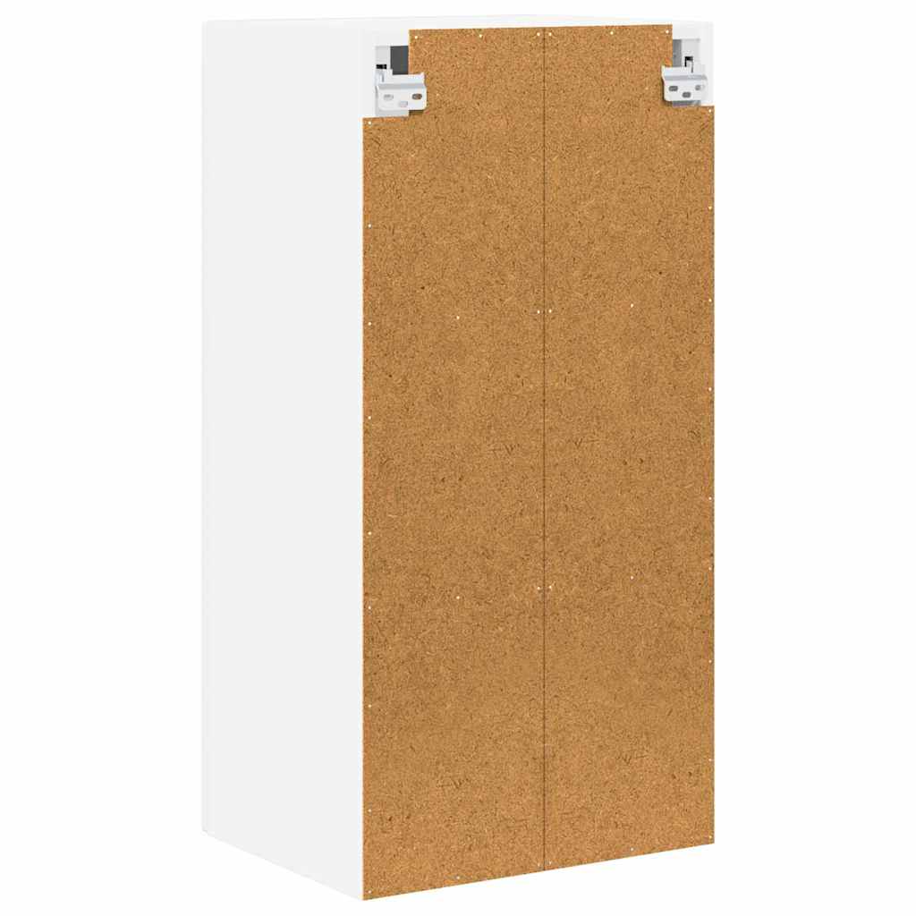Virtuvės sieninė spintelė 2 pcs Aukštai blizganti balta