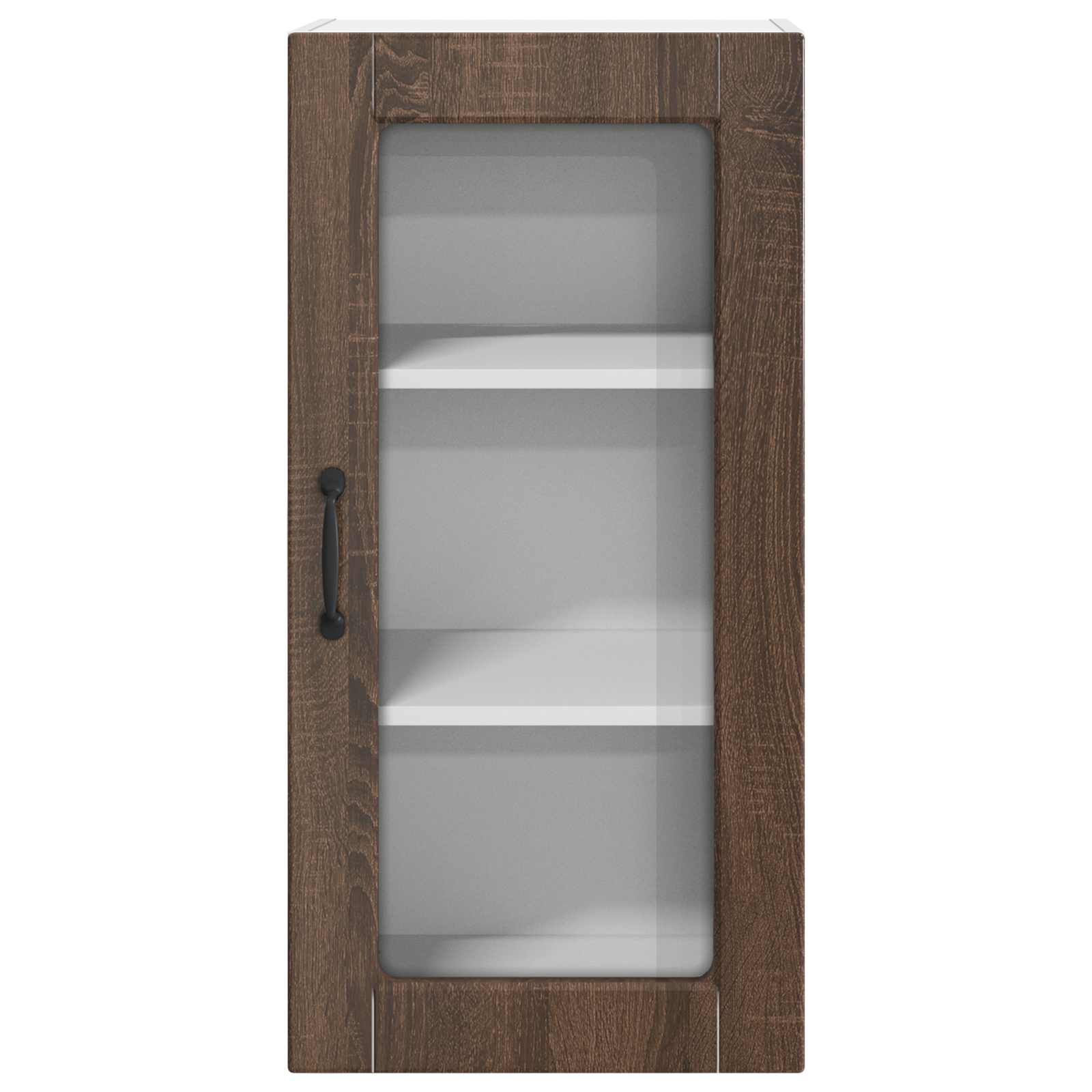 Virtuvės sieninė spintelė 2 pcs Rudas ąžuolas 40 x 31 x 80 cm