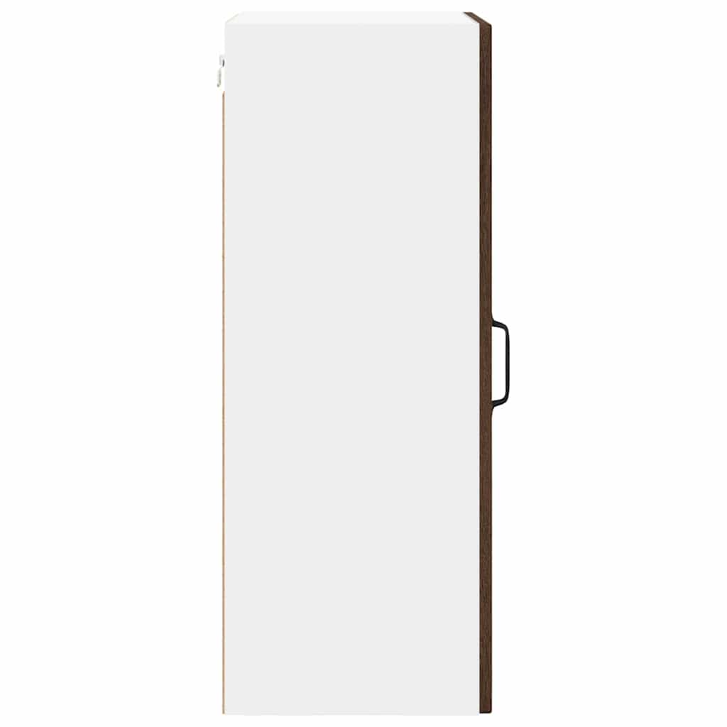 Virtuvės sieninė spintelė 2 pcs Rudas ąžuolas 40 x 31 x 80 cm
