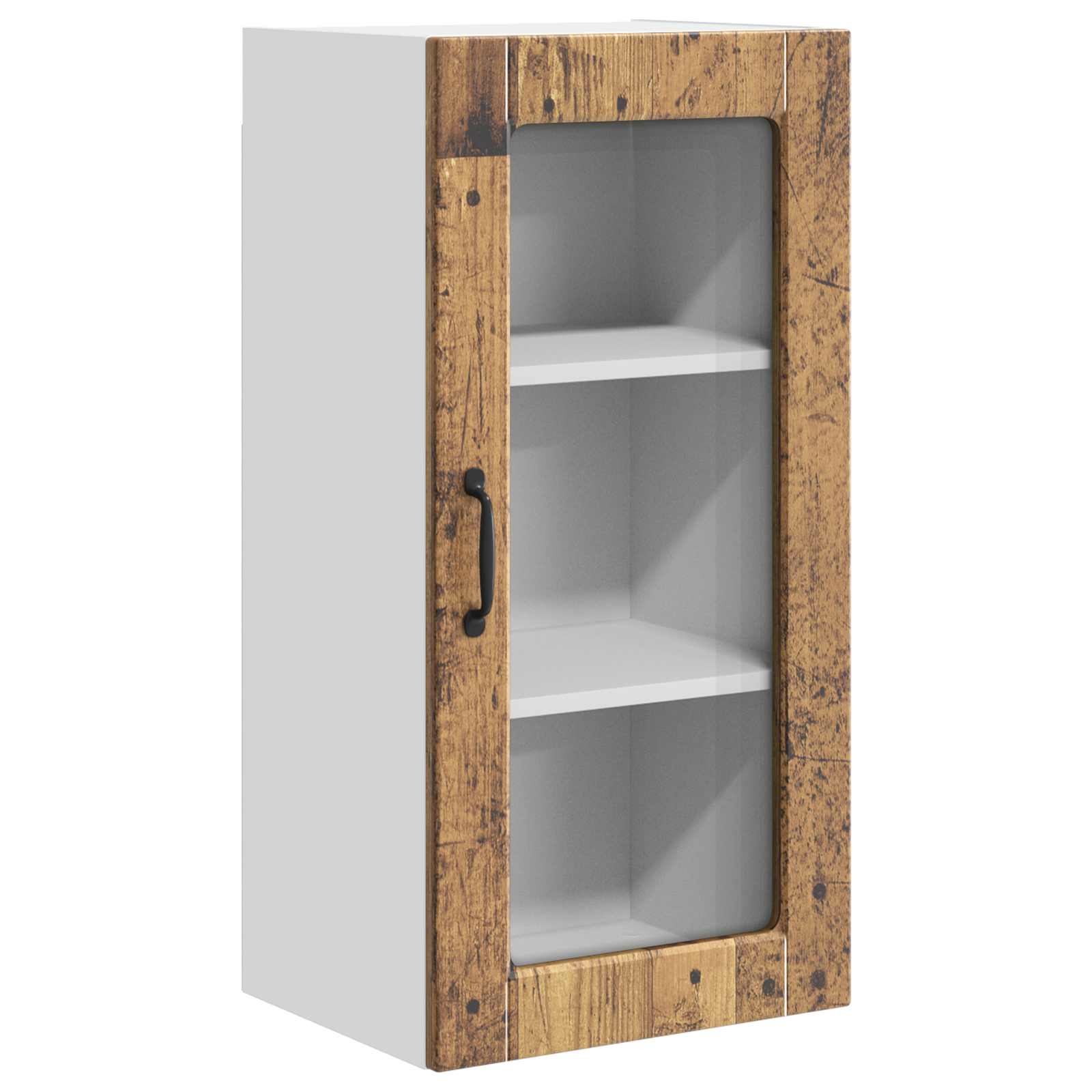 Kitchen cabinet with shelf Vintage wood 40 x 31 x 80 cm