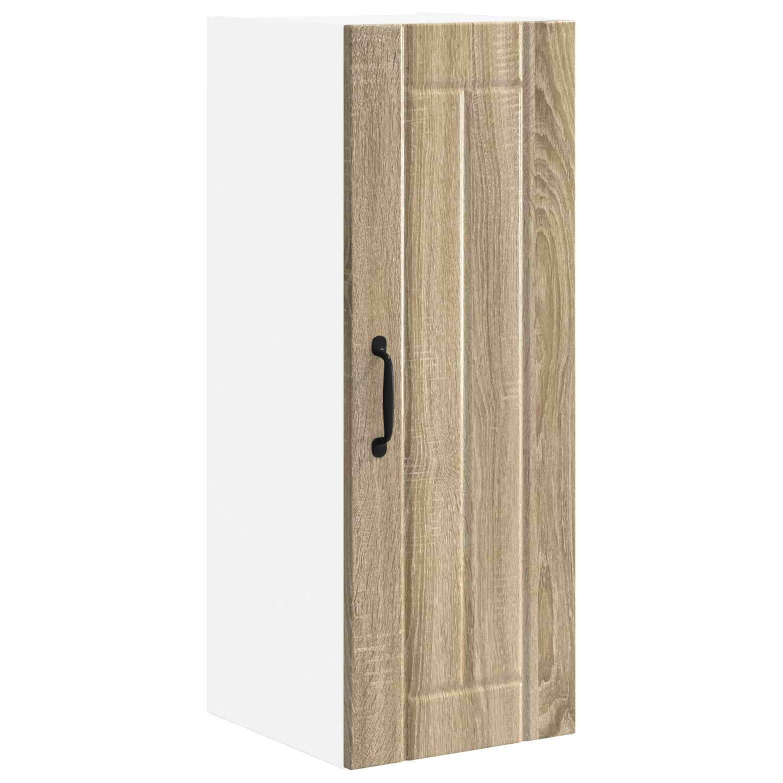 Virtuvės sieninė spintelė 2 pcs Sonoma ąžuolas 30 x 31 x 80 cm