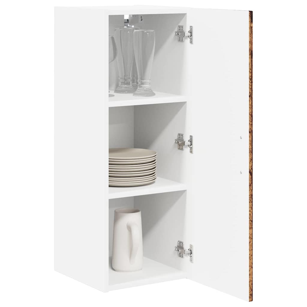 Wall Kitchen Cabinet 2 pcs Antique Wood 30 x 31 x 80 cm