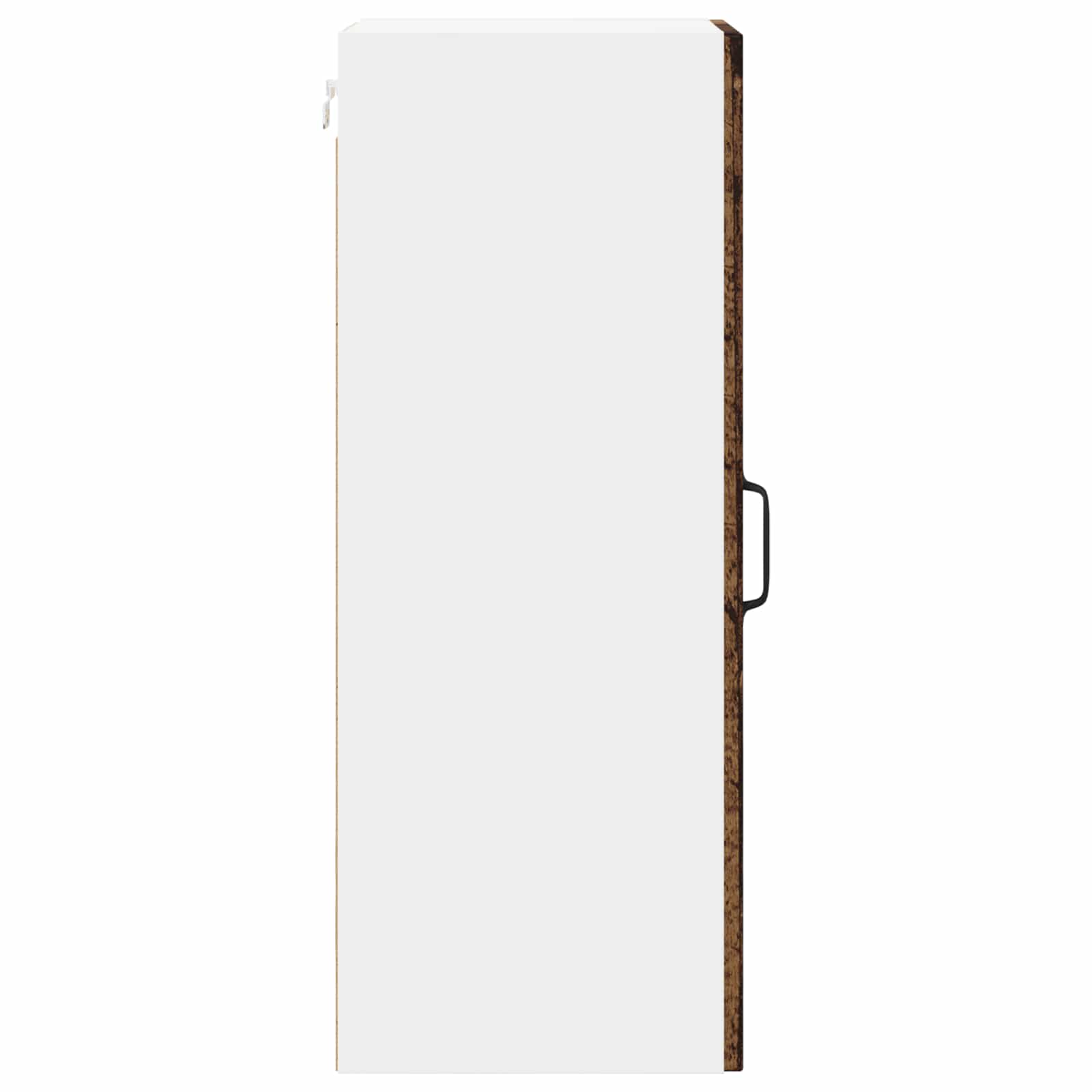 Virtuvės sieninė spintelė 2 pcs Senovinis medis 30 x 31 x 80 cm