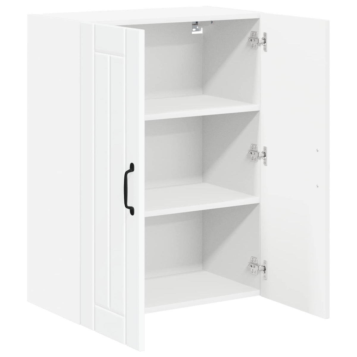 Sieninis stiklinis kabinetas LUCCA Balta 60 x 31 x 80 cm