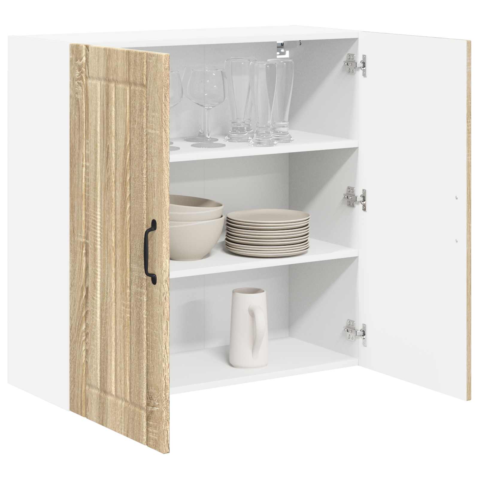 Kitchen Wall Cabinet Sonoma Oak 80 x 31 x 80 cm