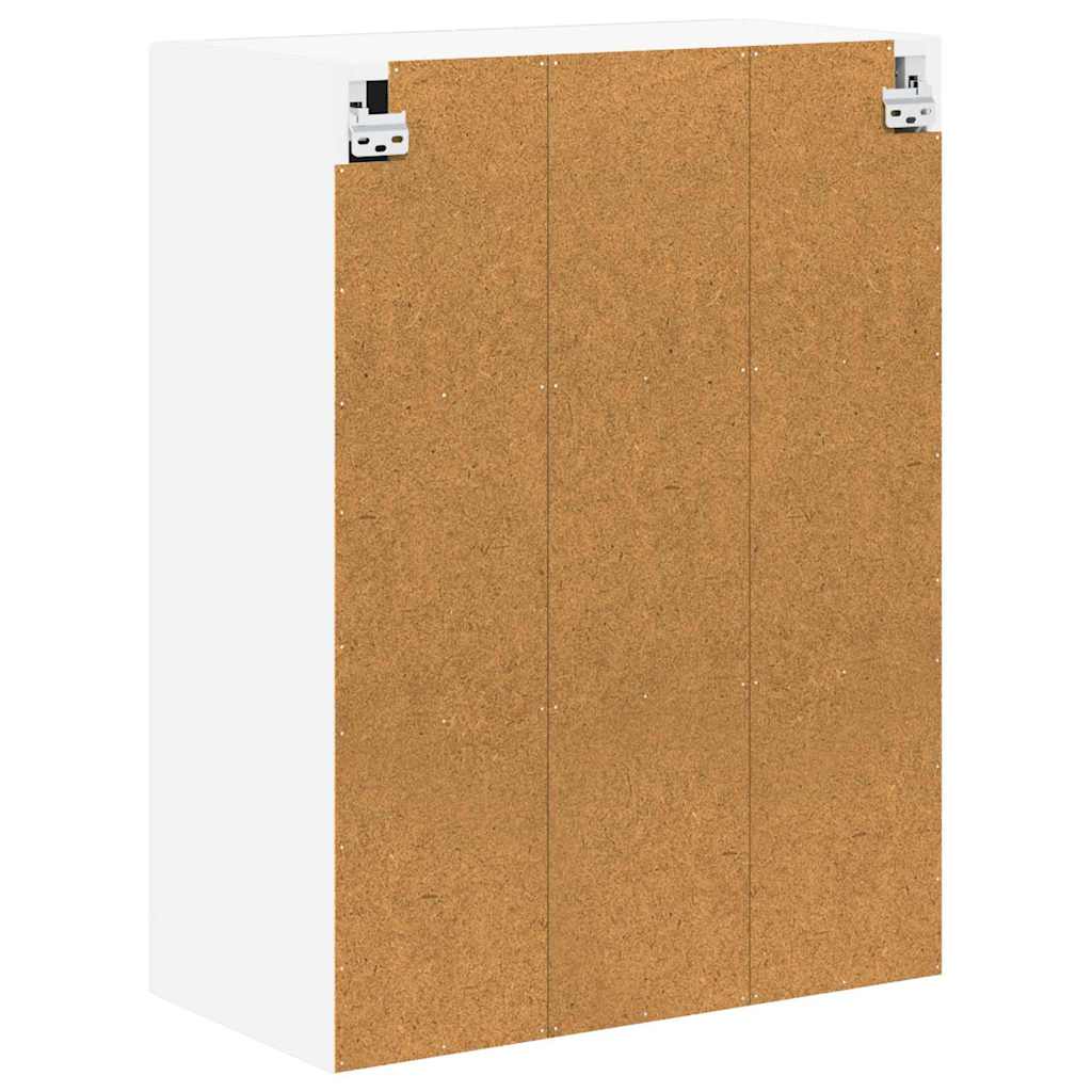 Virtuves sienas skapis ar plauktu Balts 60 x 31 x 80 cm