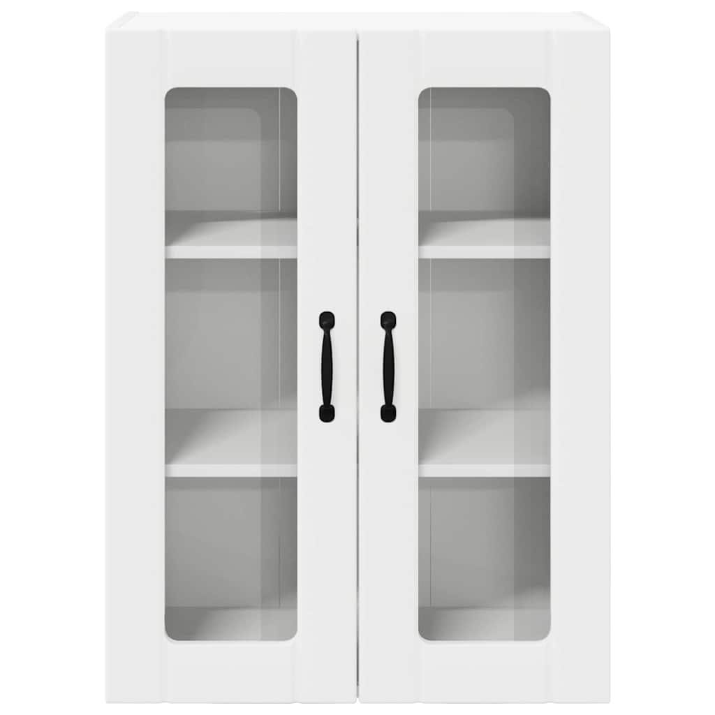 Virtuves sienas skapis ar plauktu Balts 60 x 31 x 80 cm