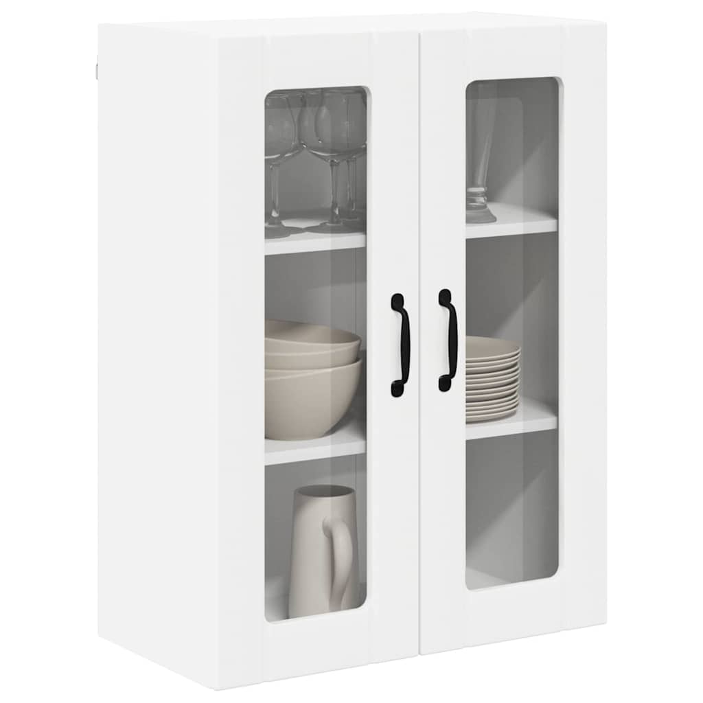 Virtuves sienas skapis ar plauktu Balts 60 x 31 x 80 cm