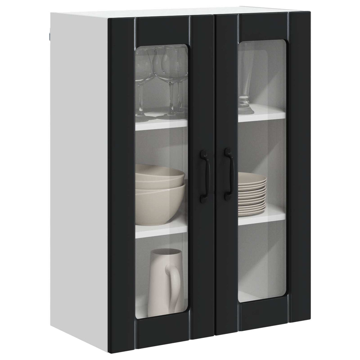 Kitchen Cabinet Black 60 x 31 x 80 cm Engineered Wood